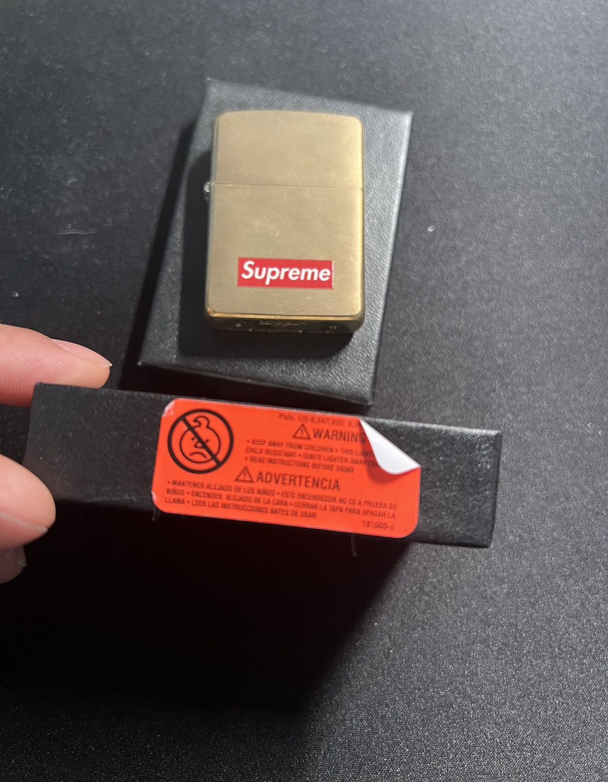 Supreme × Zippo 2011 Supreme Gold Brass Zippo Lighter Size ONE SIZE - 6 Thumbnail