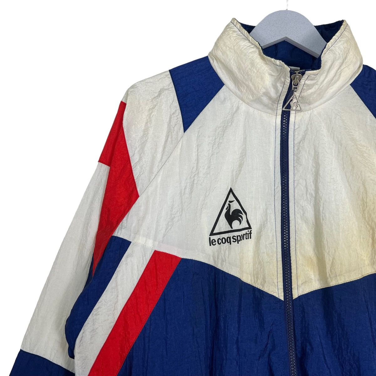 Le Coq Sportif 🔥 VINTAGE LE COP SPORTIF TRAINER JACKET Size US L / EU 52-54 / 3 - 7 Thumbnail