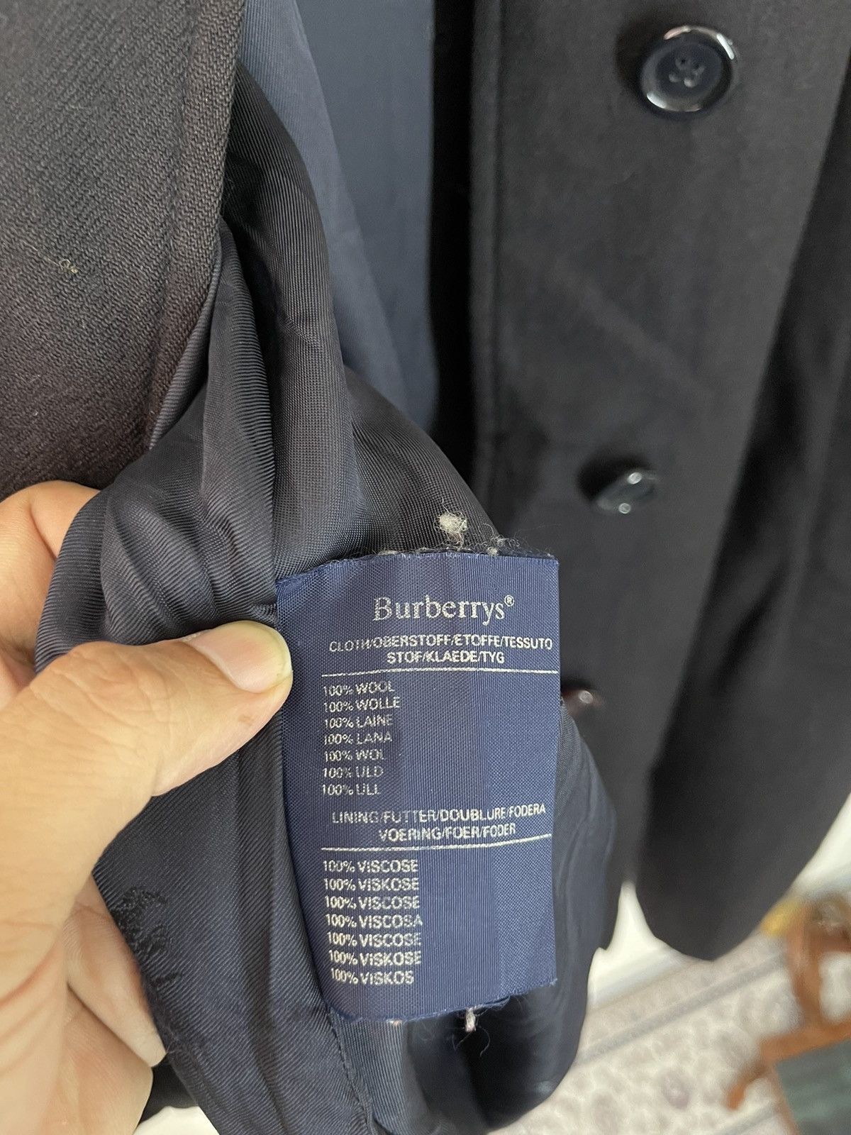Burberry Prorsum VINTAGE BURBERRYS MADE IN ENGLAND WOOL TRENCH COAT Size M / US 6-8 / IT 42-44 - 5 Thumbnail