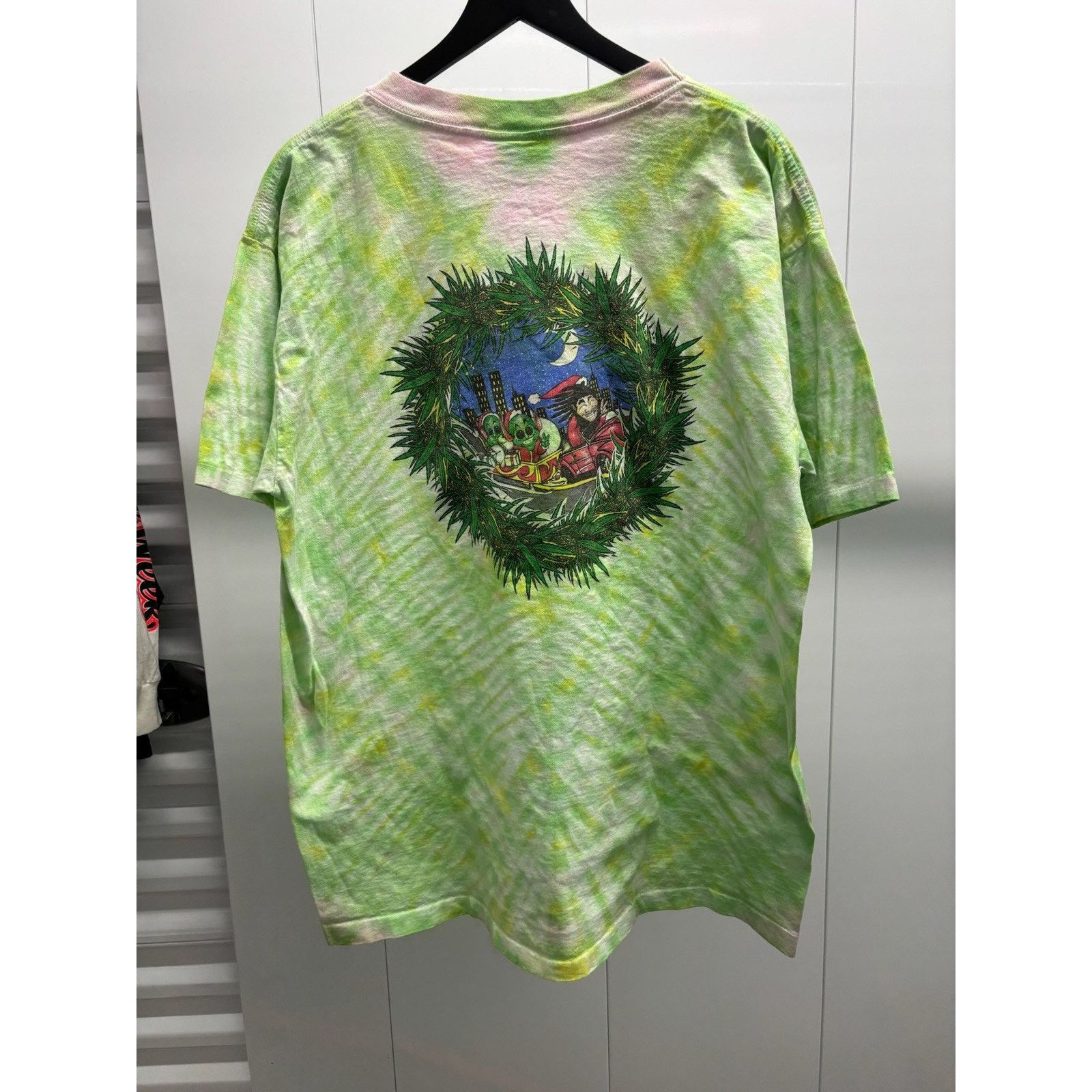 Band Tees × Vintage Vintage Weed Goblin Elves Shirt Tie Dye Shirt XL Christmas Size US XL / EU 56 / 4 - 3 Thumbnail