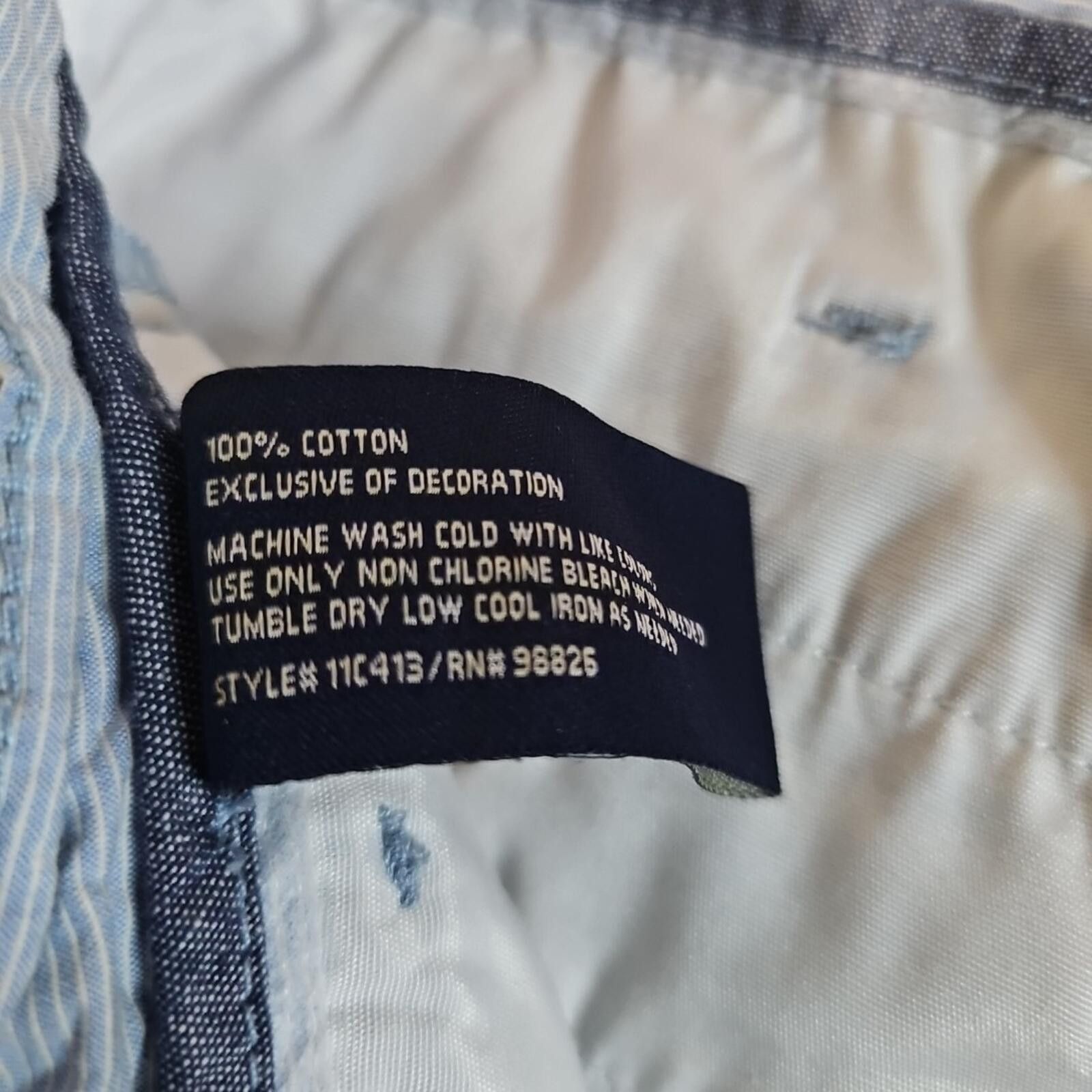 U.S. Polo Assn. U.S. POLO Sz 38 Blue Seersucker Shorts Size US 38 / EU 54 - 4 Thumbnail