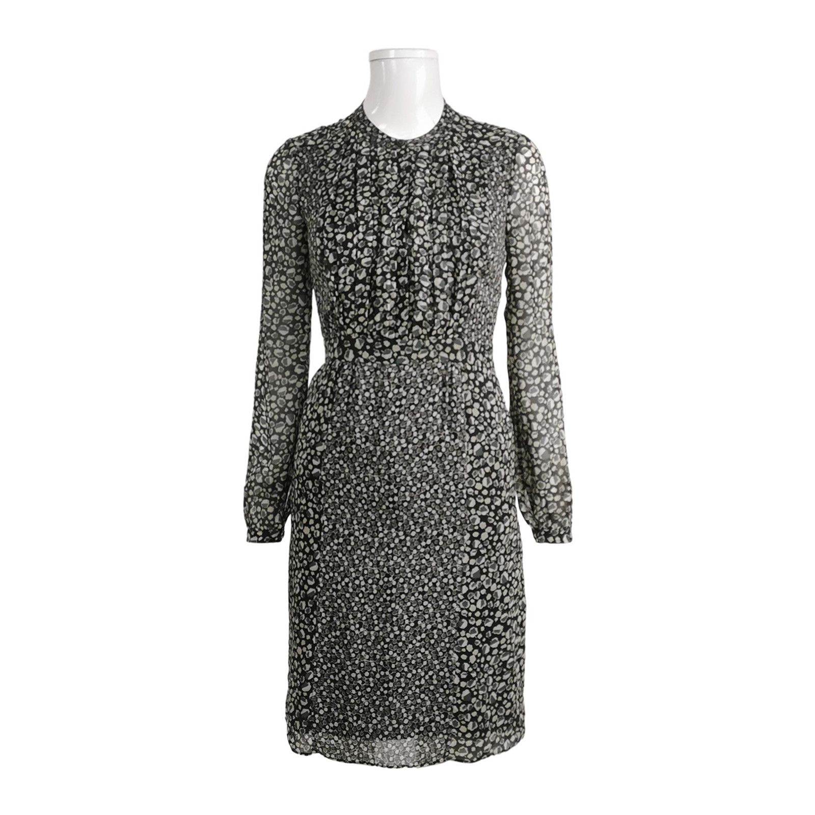 Burberry Burberry Brit Silk Print Midi Dress Size US 2 Size XS / US 0-2 / IT 36-38 - 1 Thumbnail