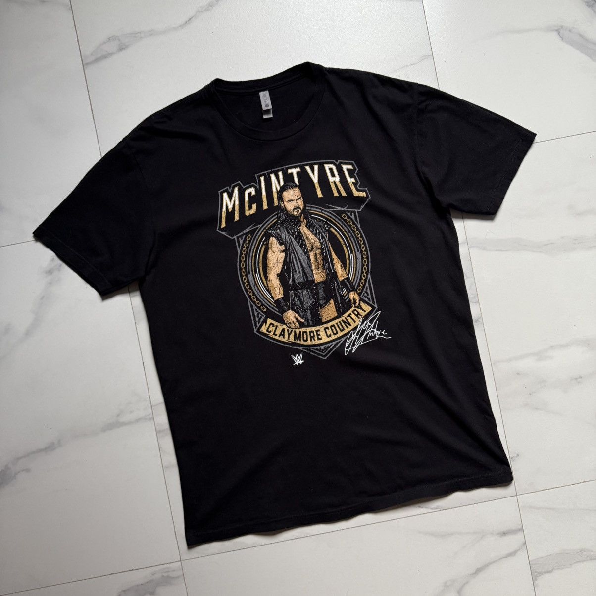 WWE WWE Drew McIntyre Claymore Country Tee Size US XL / EU 56 / 4 - 3 Thumbnail