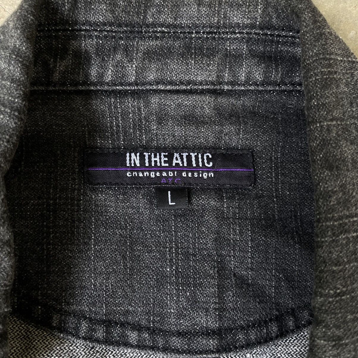 14th Addiction 🇯🇵VINTAGE IN THE ATTIC GOTHIC PUNK BLAZER DENIM COLLAR JACKET Size US S / EU 44-46 / 1 - 11 Thumbnail