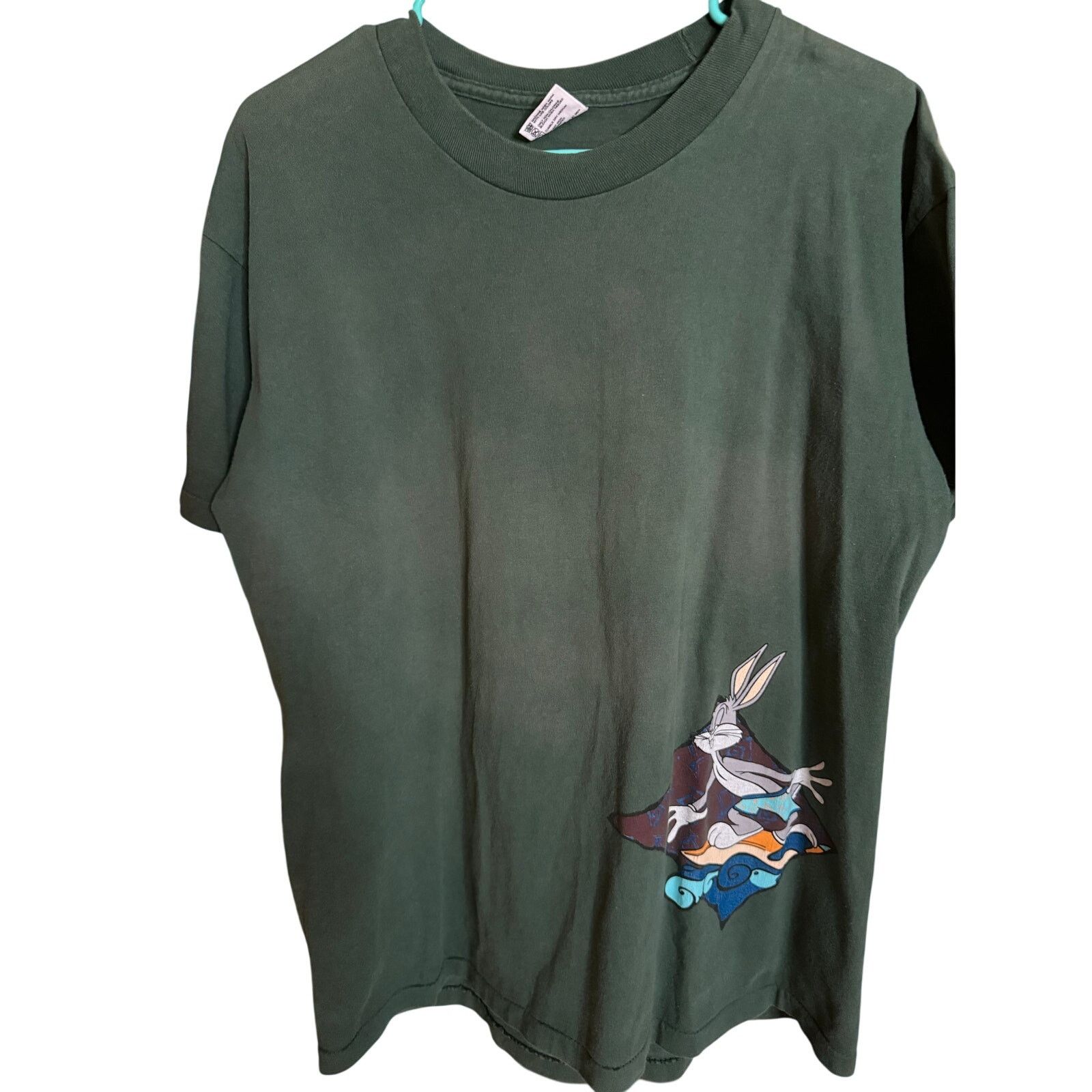 Anvil Vintage Bugs Bunny Looney Tunes Surfing Tee Size US L / EU 52-54 / 3 - 1 Thumbnail