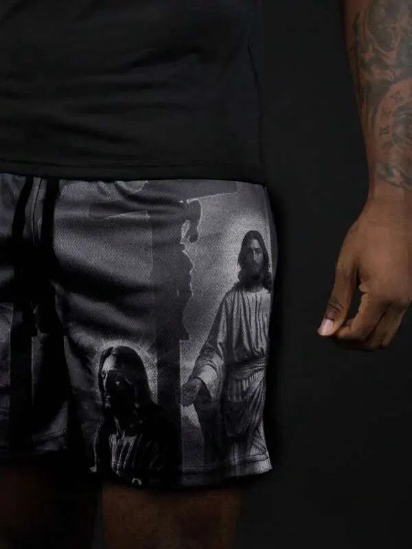 Japanese Brand Mayumi x Yura Graphic Y2k Shorts DRIP summer Size US 34 / EU 50 - 5 Thumbnail