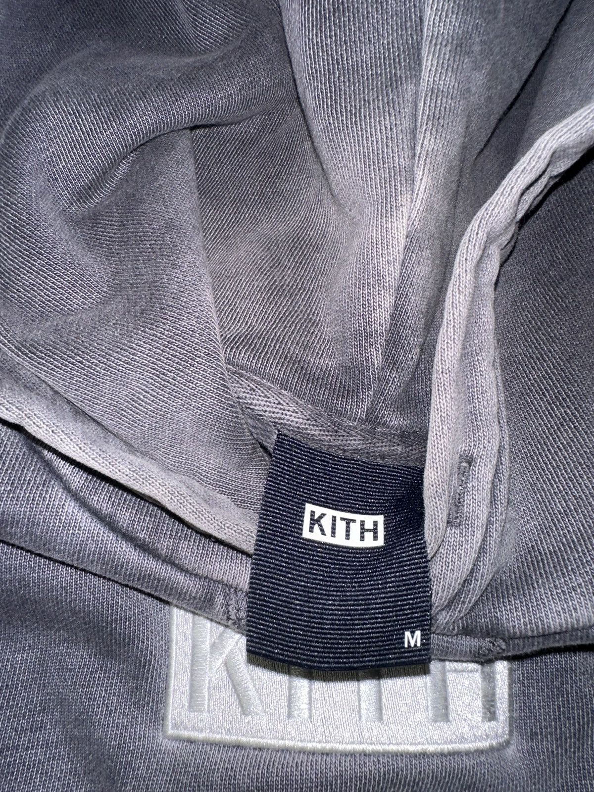 Kith Kith Box Logo Hoodie Vintage Gray Size US M / EU 48-50 / 2 - 3 Thumbnail