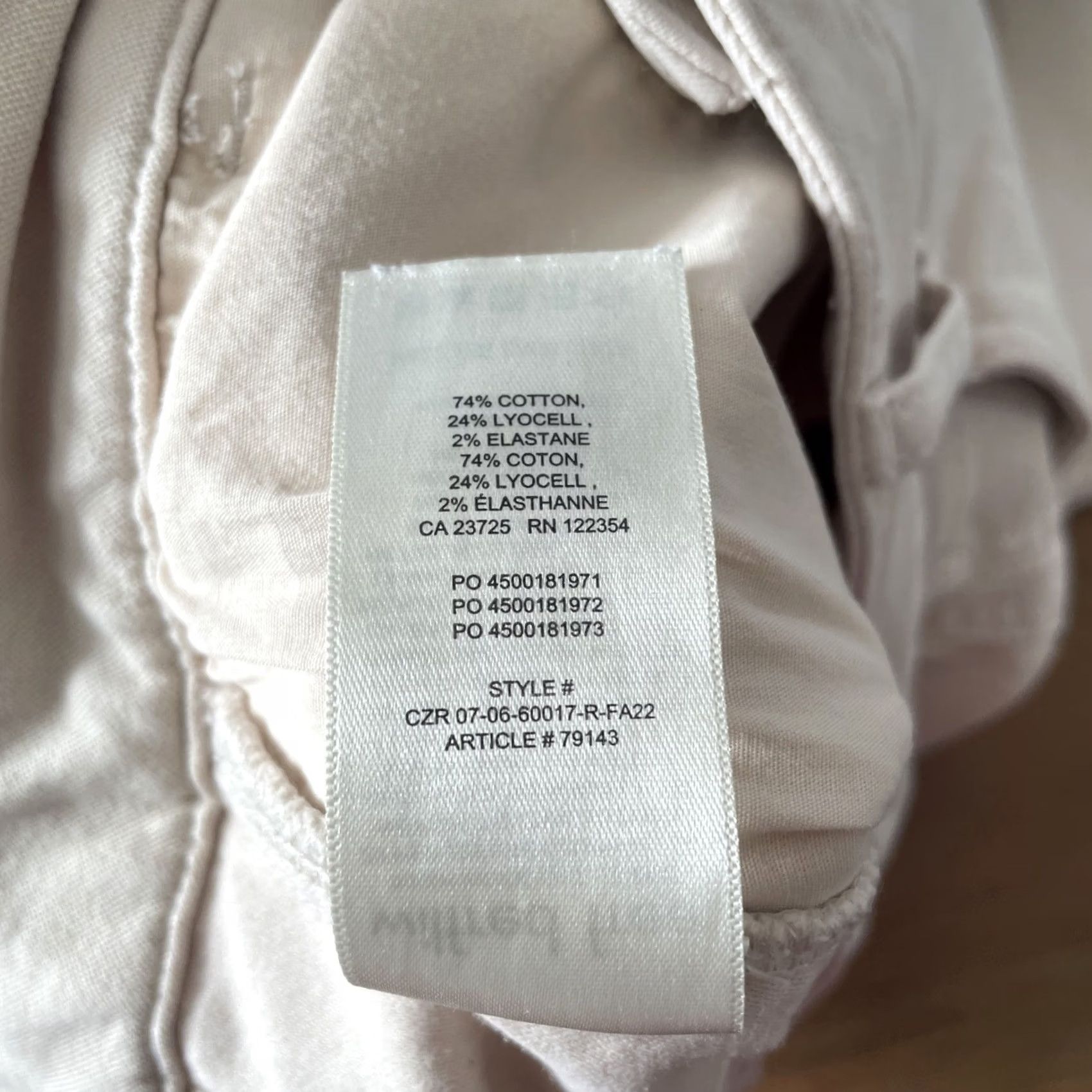 Vintage Wilfred Free Brennan Utility Pants Womens 00 Wool Ivory Carpenter Boat? Size 24" / US 00 / IT 34 - 4 Thumbnail