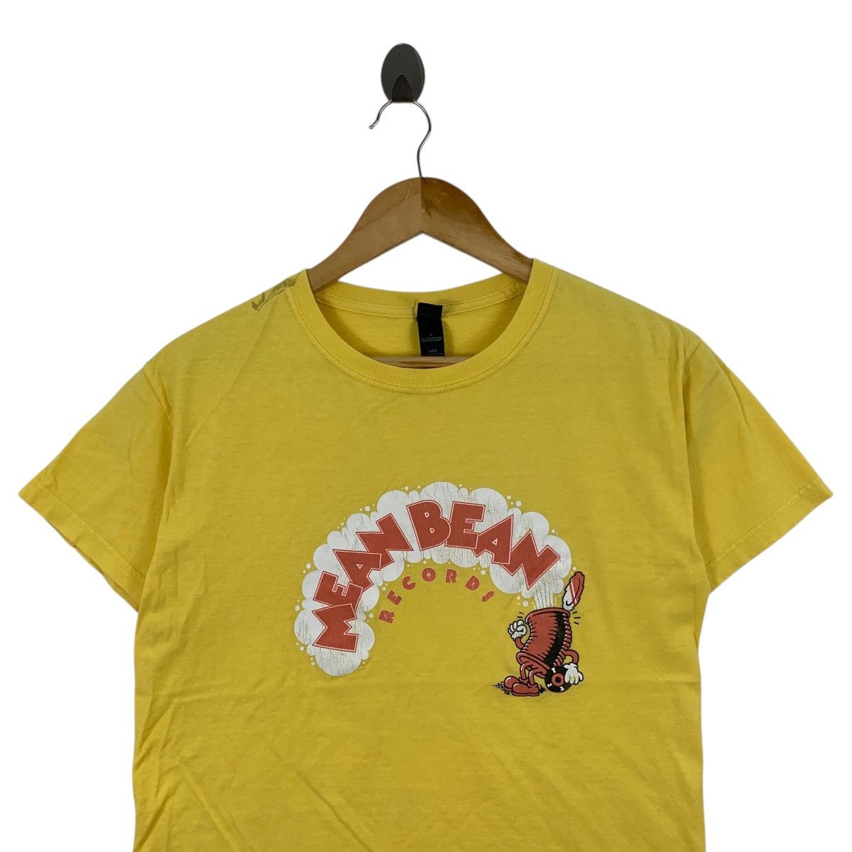 Vintage MEAN BEAN RECORDS Power Pop Punk Band Short Sleeve Tshirt Size US S / EU 44-46 / 1 - 2 Thumbnail