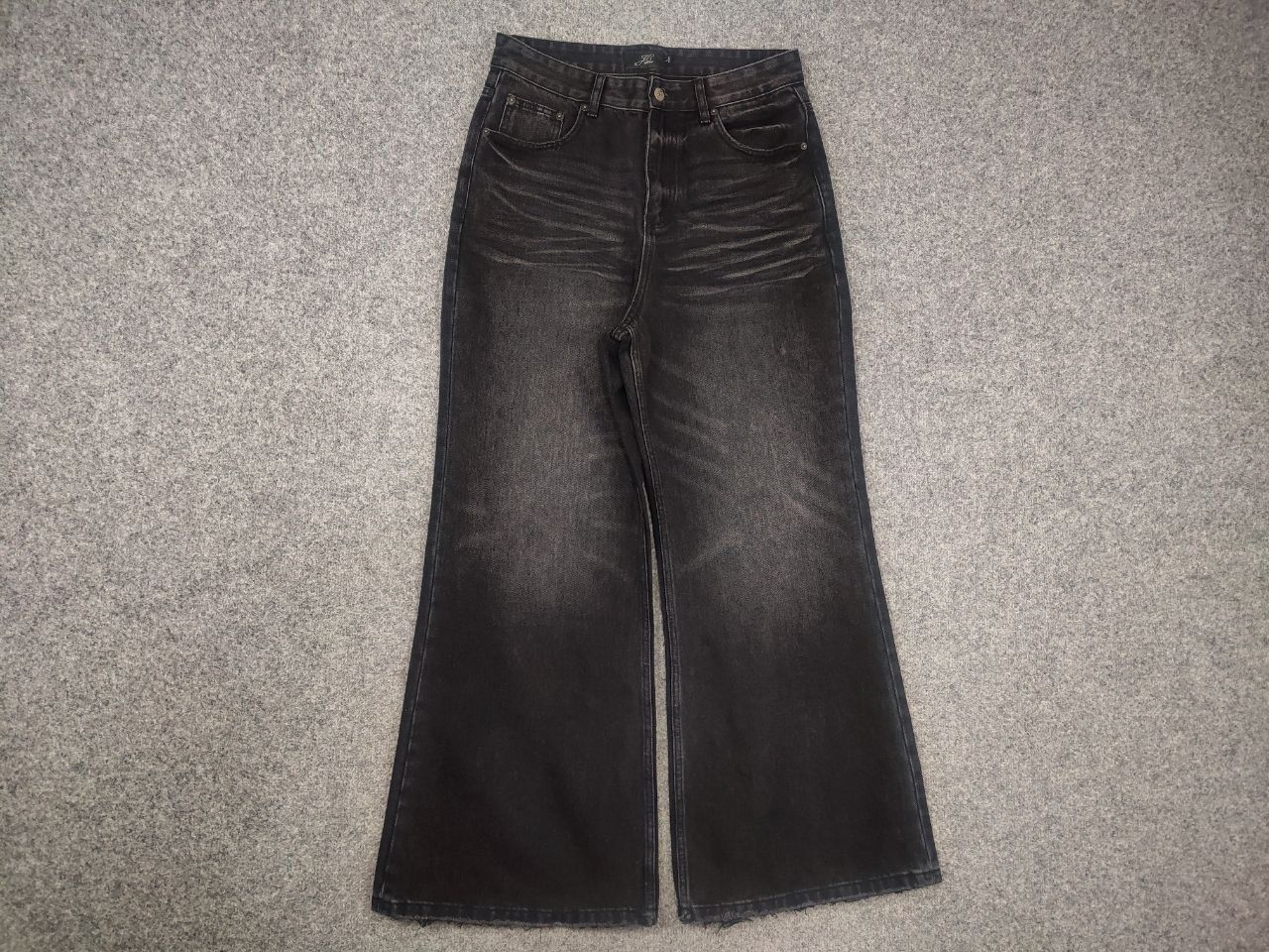 If Six Was Nine JC Official JCAESAR super baggy Black Denim Jeans LGB rick Size US 34 / EU 50 - 5 Thumbnail
