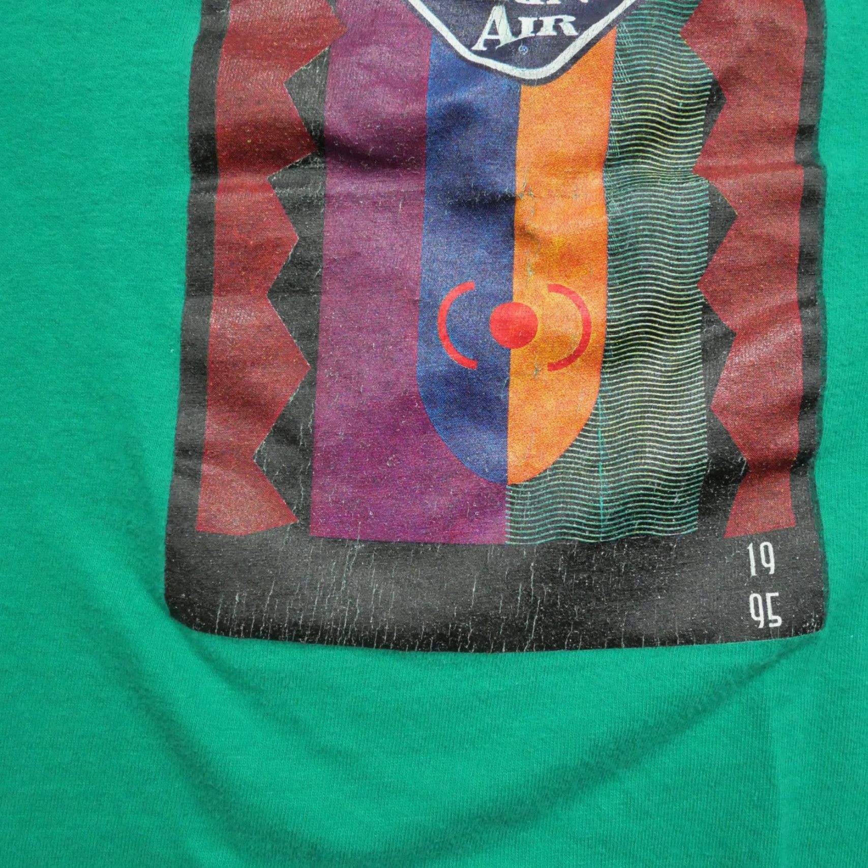 Vintage VINTAGE Spring Air T Shirt Mens XL Green Cotton Graphic Print 90s Mens Size US XL / EU 56 / 4 - 6 Thumbnail