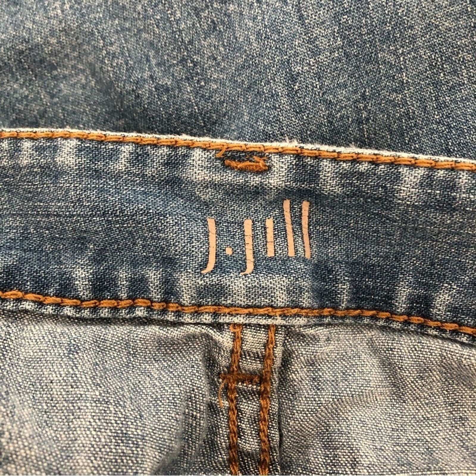 J. Jill J. Jill Petite Authentic Fit Crop Capri Cropped Denim Jeans Size 28" / US 6 / IT 42 - 6 Thumbnail