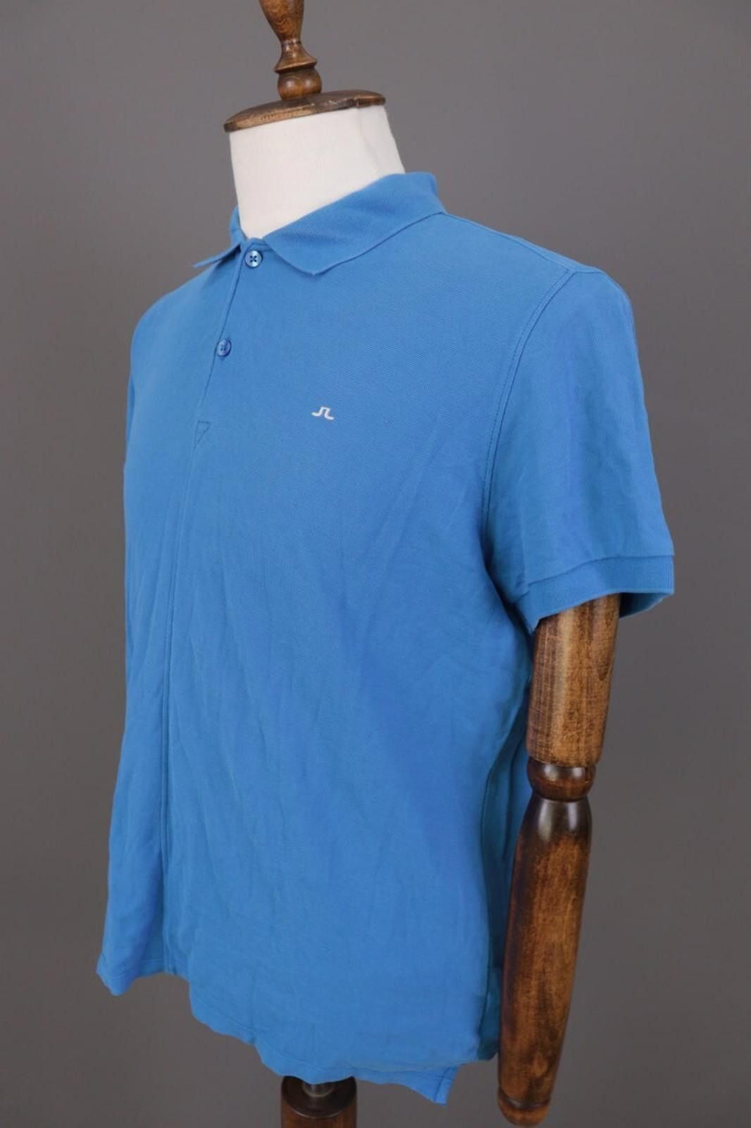 J.Lindeberg J.Lindeberg Slim Fit Blue Sport Golf Polo Shirt Size L Size US L / EU 52-54 / 3 - 6 Thumbnail
