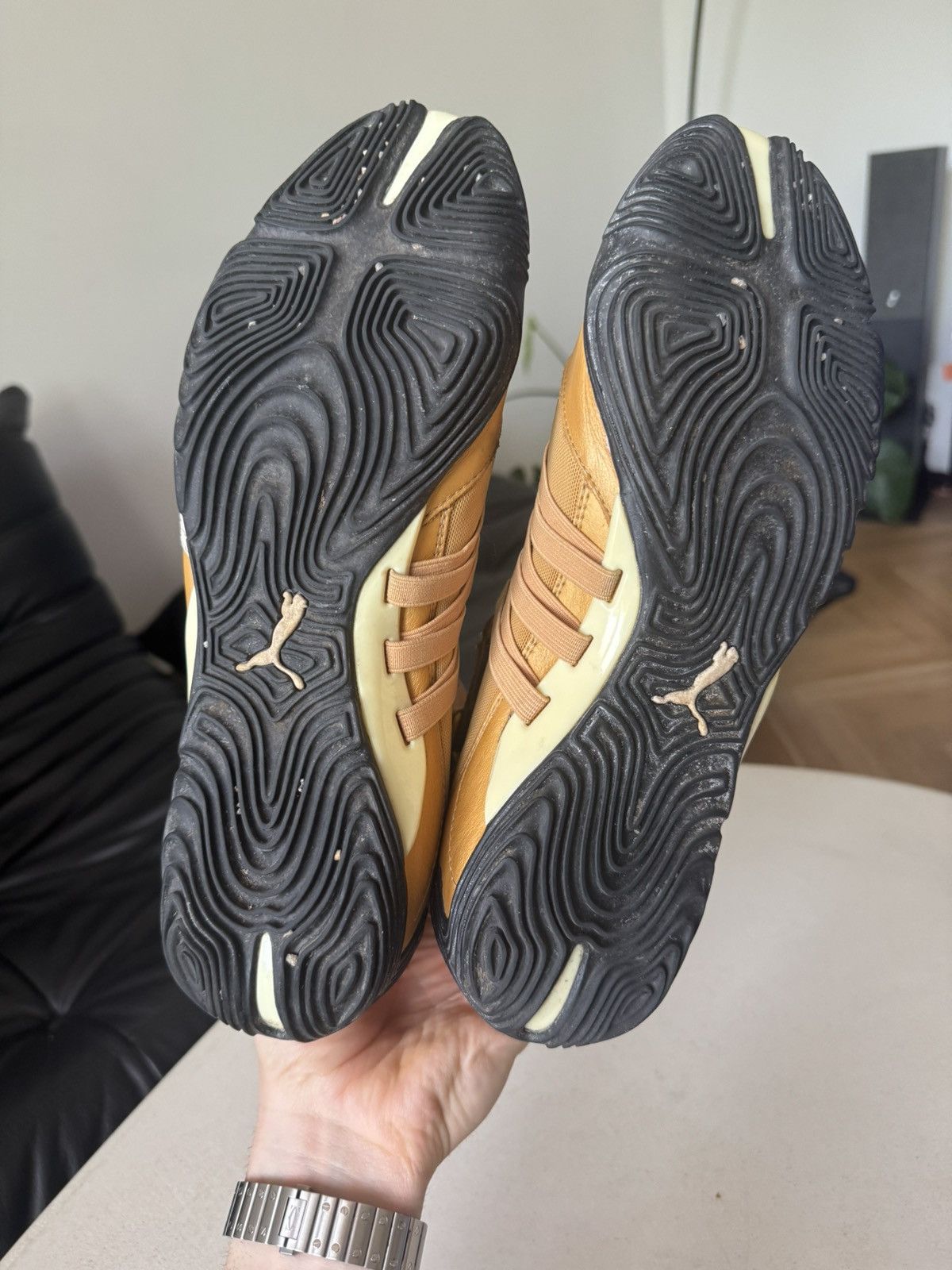 Puma Vintage Y2k Puma Leather High Boots Avant Garde Wrestling Size US 10.5 / EU 43-44 - 6 Thumbnail