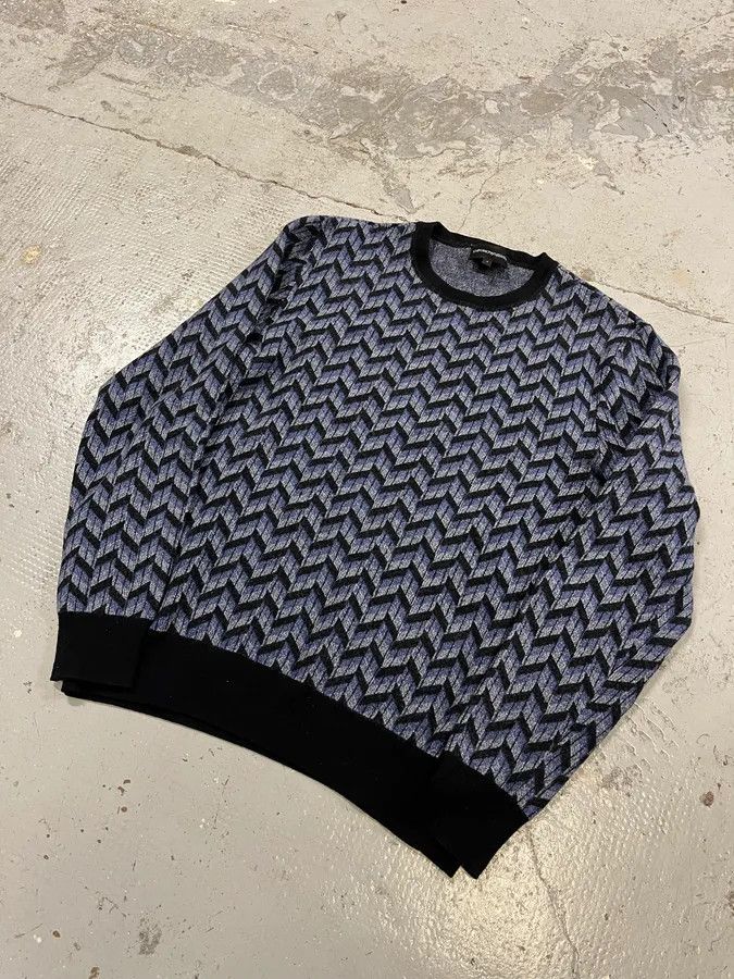 Emporio Armani Emporio Armani Navy Cozy Sweater Size US S / EU 44-46 / 1 - 3 Thumbnail