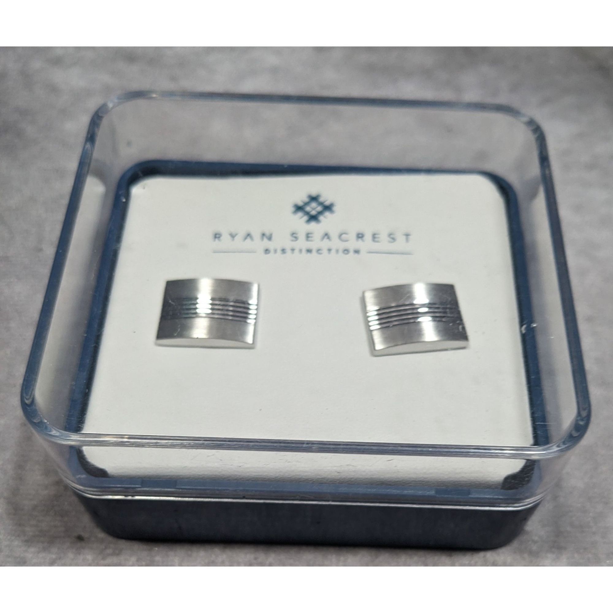 Other Ryan Seacrest Distinction Silver Tone Cufflinks Size ONE SIZE - 6 Thumbnail