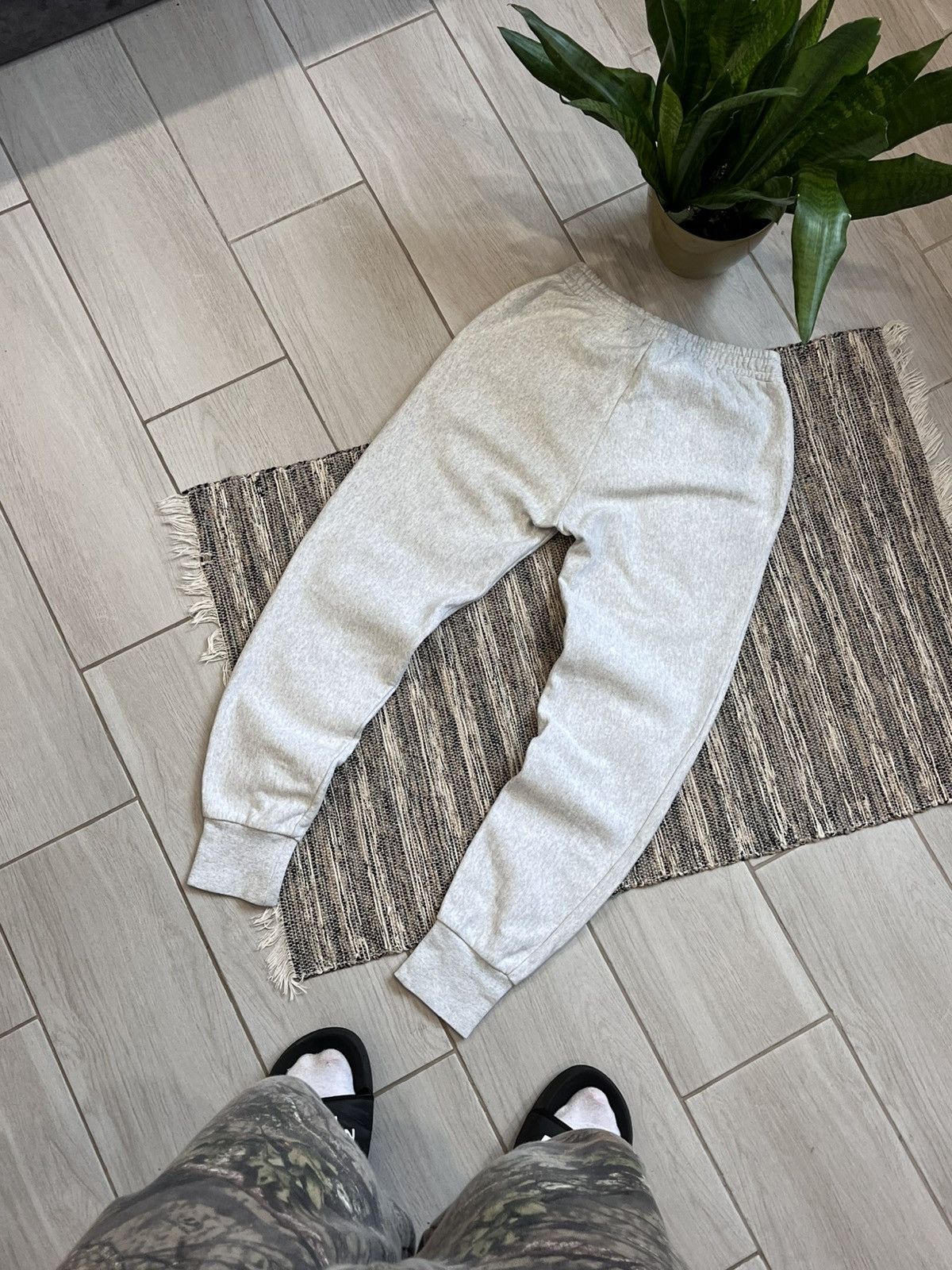 Fred Perry × Vintage Fred Perry sweatpants grey blank pants minimalistic baggy Size 27" / US 4 / IT 40 - 2 Thumbnail