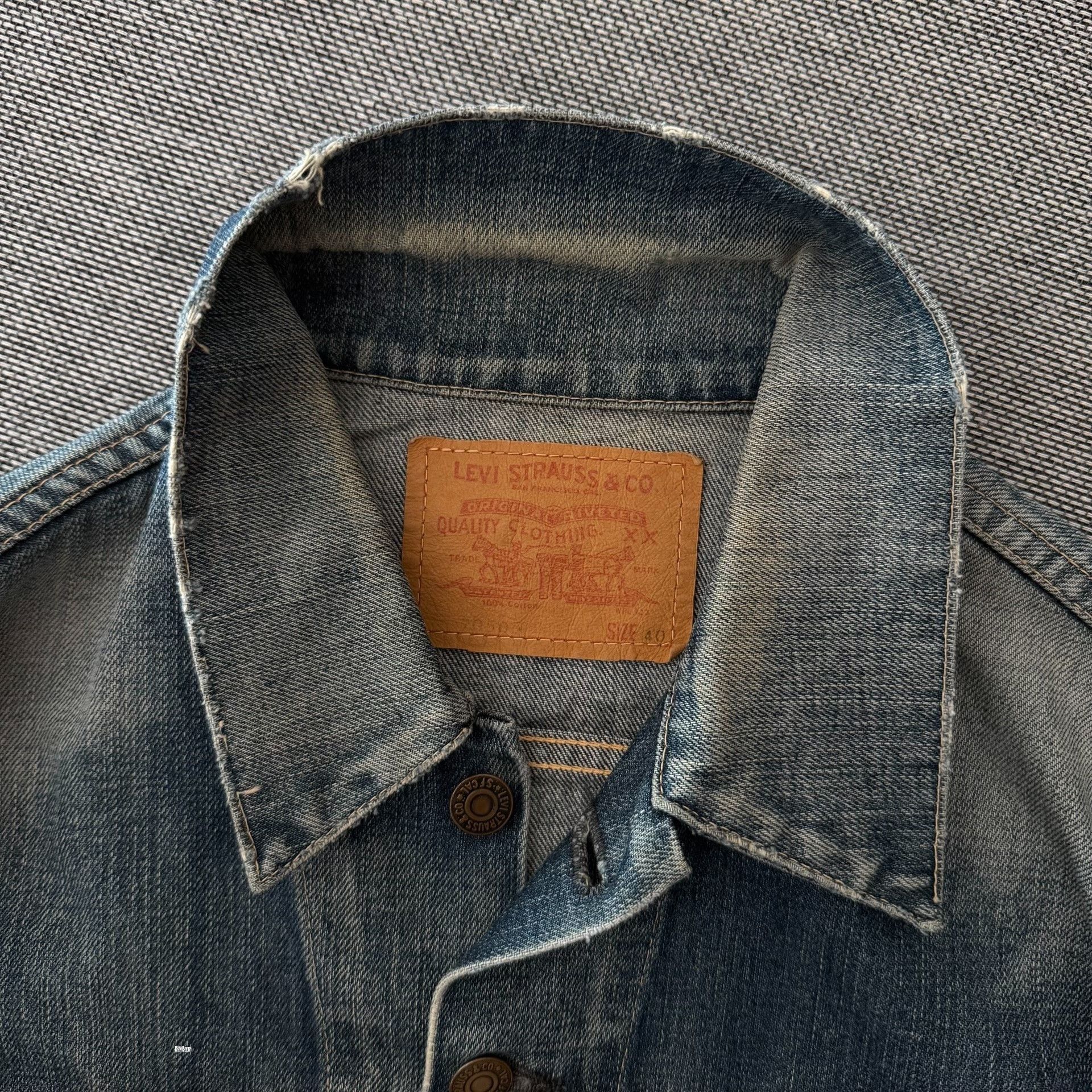 Levi's Vintage Clothing Levi's LVC70505 Denim Jacket Size US XXS / EU 40 - 3 Thumbnail