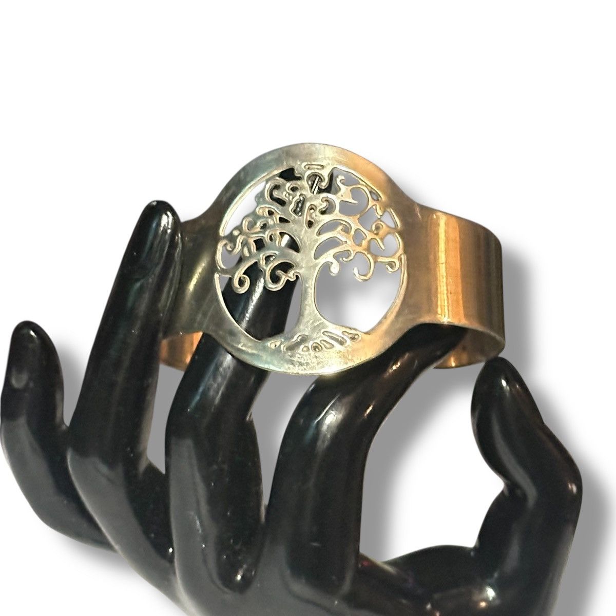 Other Silver tone tree of life bangle bracelet Size ONE SIZE - 3 Thumbnail