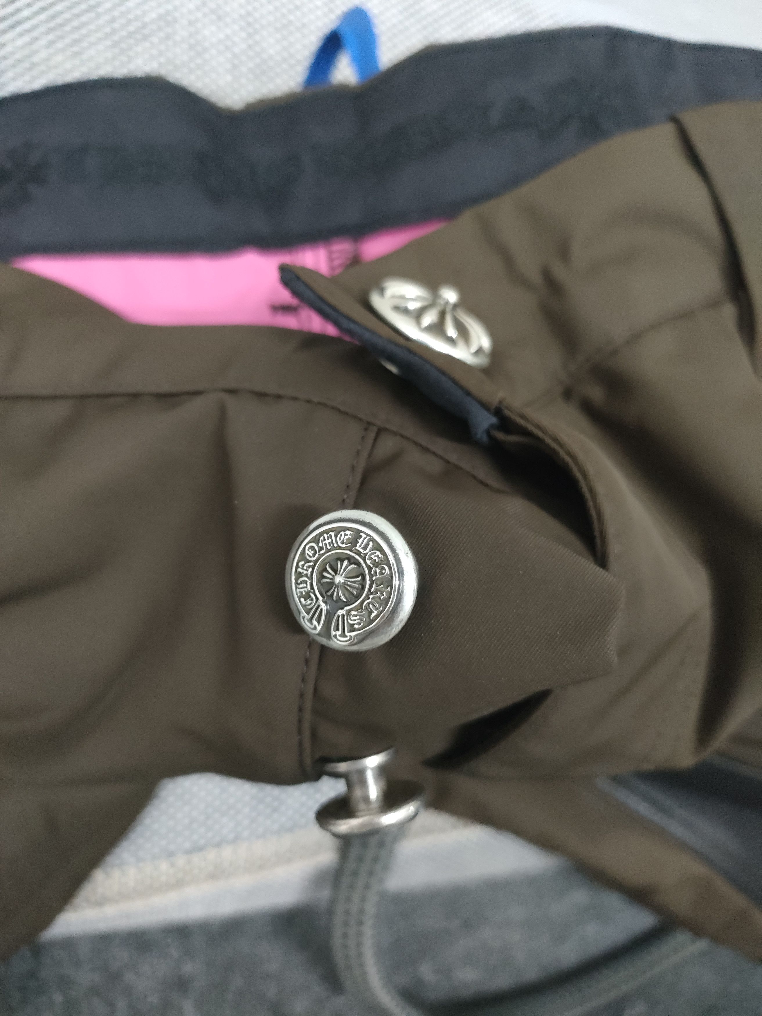 Chrome Hearts Chrome Hearts Leather Double Knee Brown Carpenter Shorts Size US 34 / EU 50 - 6 Thumbnail