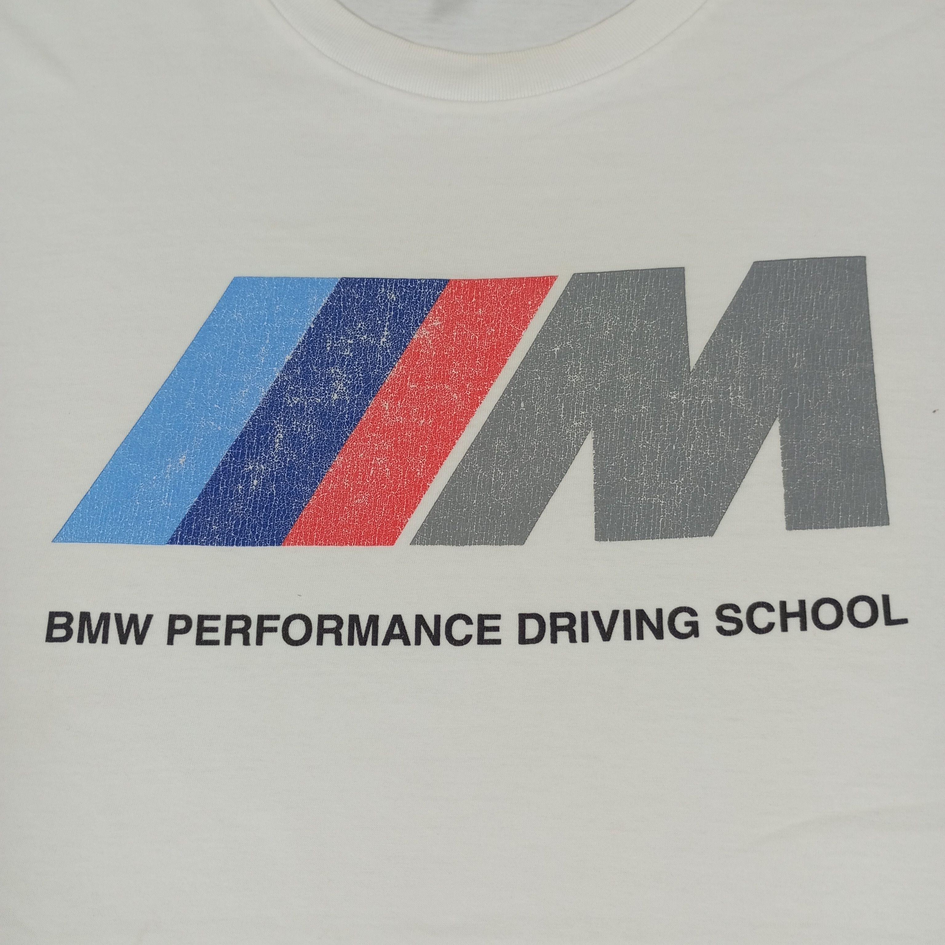 BMW × Vintage BMW Performance Driving School Center Design Tshirt Size US XL / EU 56 / 4 - 2 Thumbnail