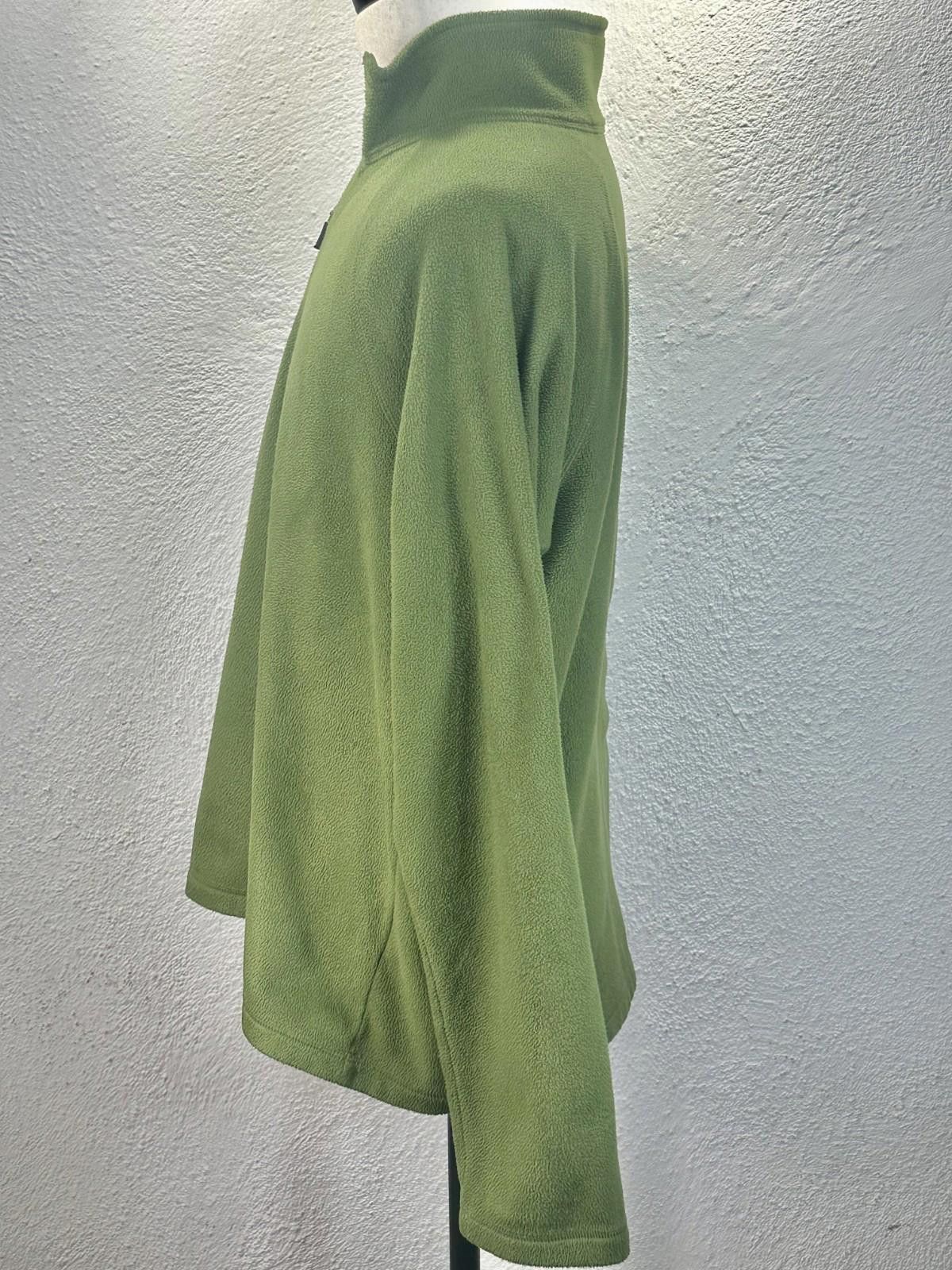 Lands' End Land's End Men's 42-44 Green Fleece 1/4 Zip Pullover Size US L / EU 52-54 / 3 - 2 Thumbnail