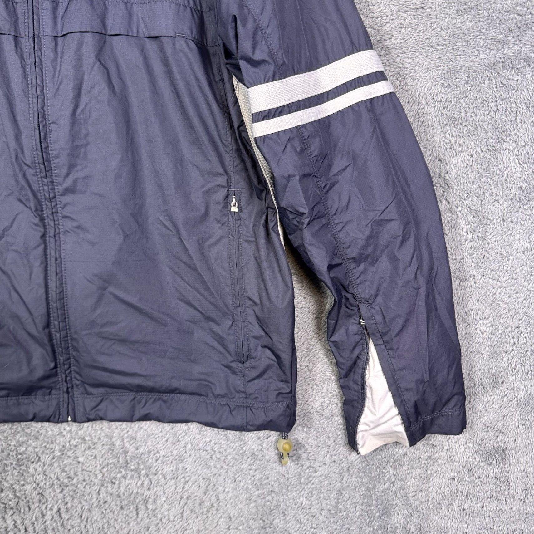 Nike VINTAGE Nike Jacket Men M Track Windbreaker Full Zip Ripstop 90s Silver Tag Gray Spr Tall? Size US M / EU 48-50 / 2 - 2 Thumbnail