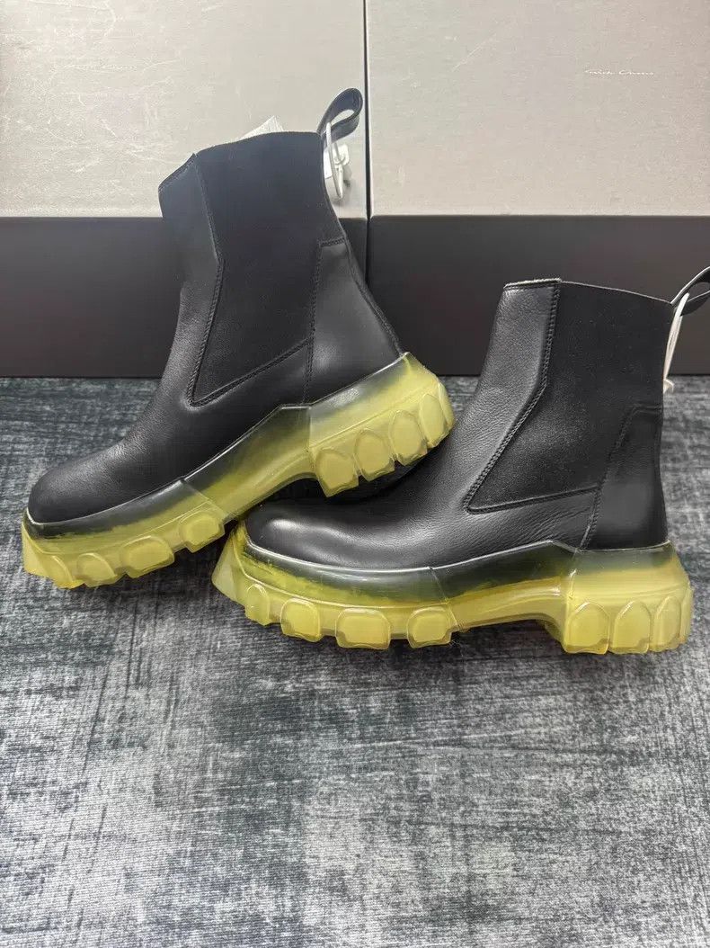 Rick Owens Rick Owens Main Line Transparent Octopus Sole Chelsea Boot Size US 5.5 / IT 35.5 - 3 Thumbnail