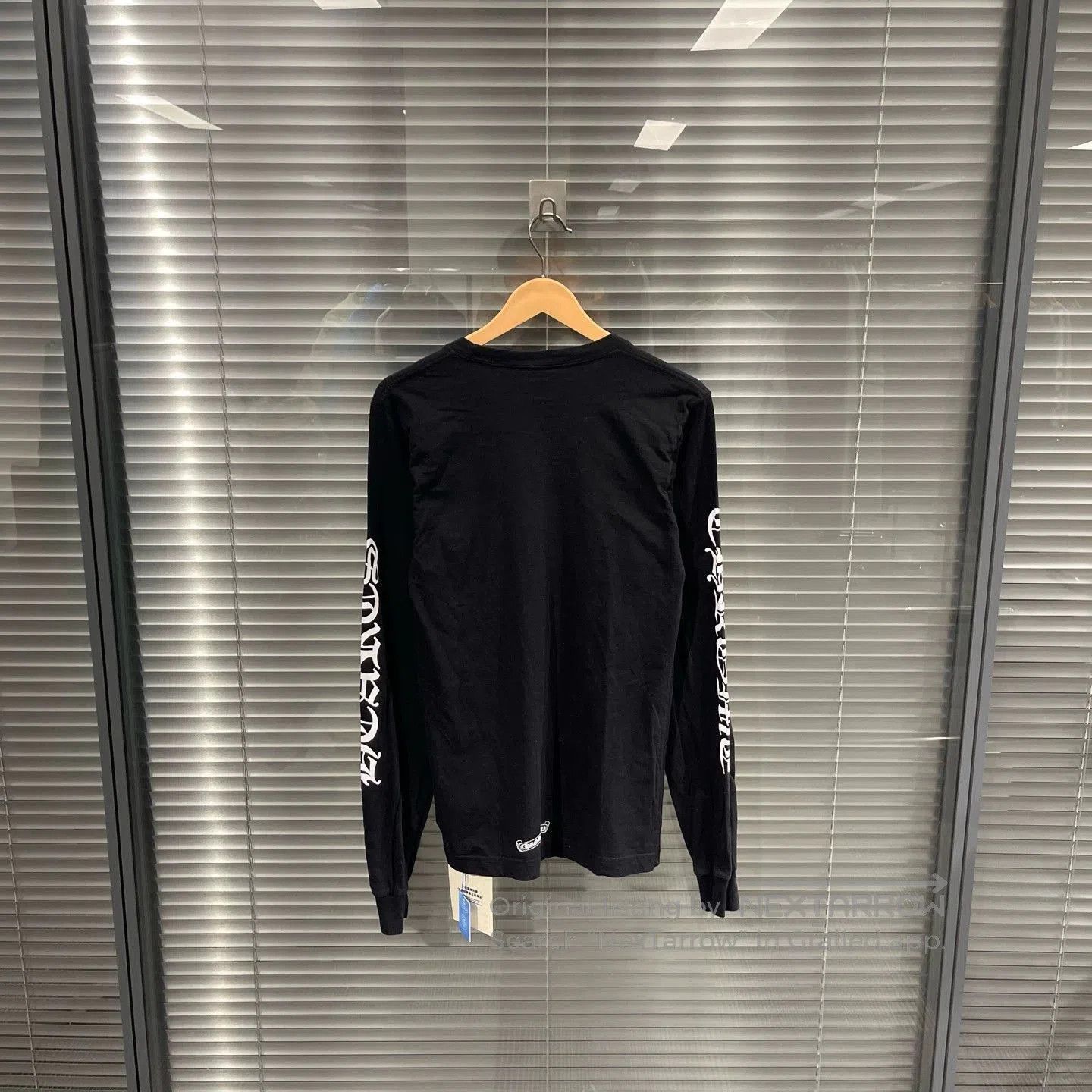 Chrome Hearts Black Long Sleeve Shirt with Text Details. Size US S / EU 44-46 / 1 - 2 Thumbnail