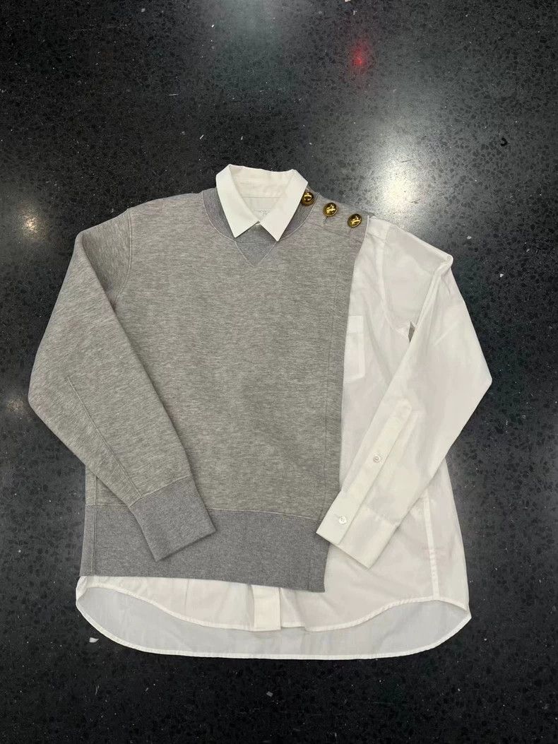 Sacai Sacai Patchwork long sleeves 2501-Nextarrow Size US S / EU 44-46 / 1 - 3 Thumbnail