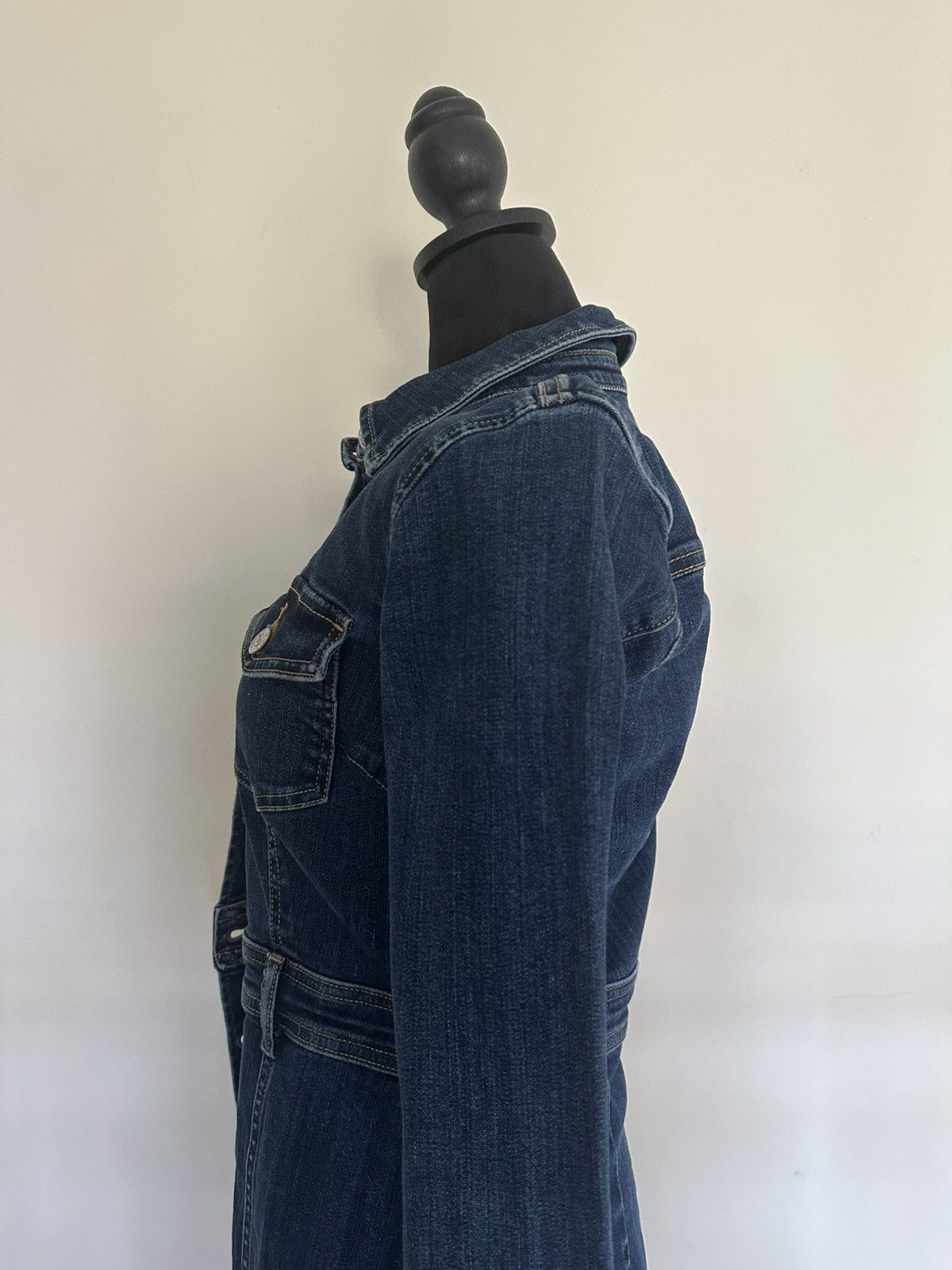 7 For All Mankind 7 FOR ALL MANKIND Washed Mini Denim Shirtdress Size S / US 4 / IT 40 - 8 Thumbnail