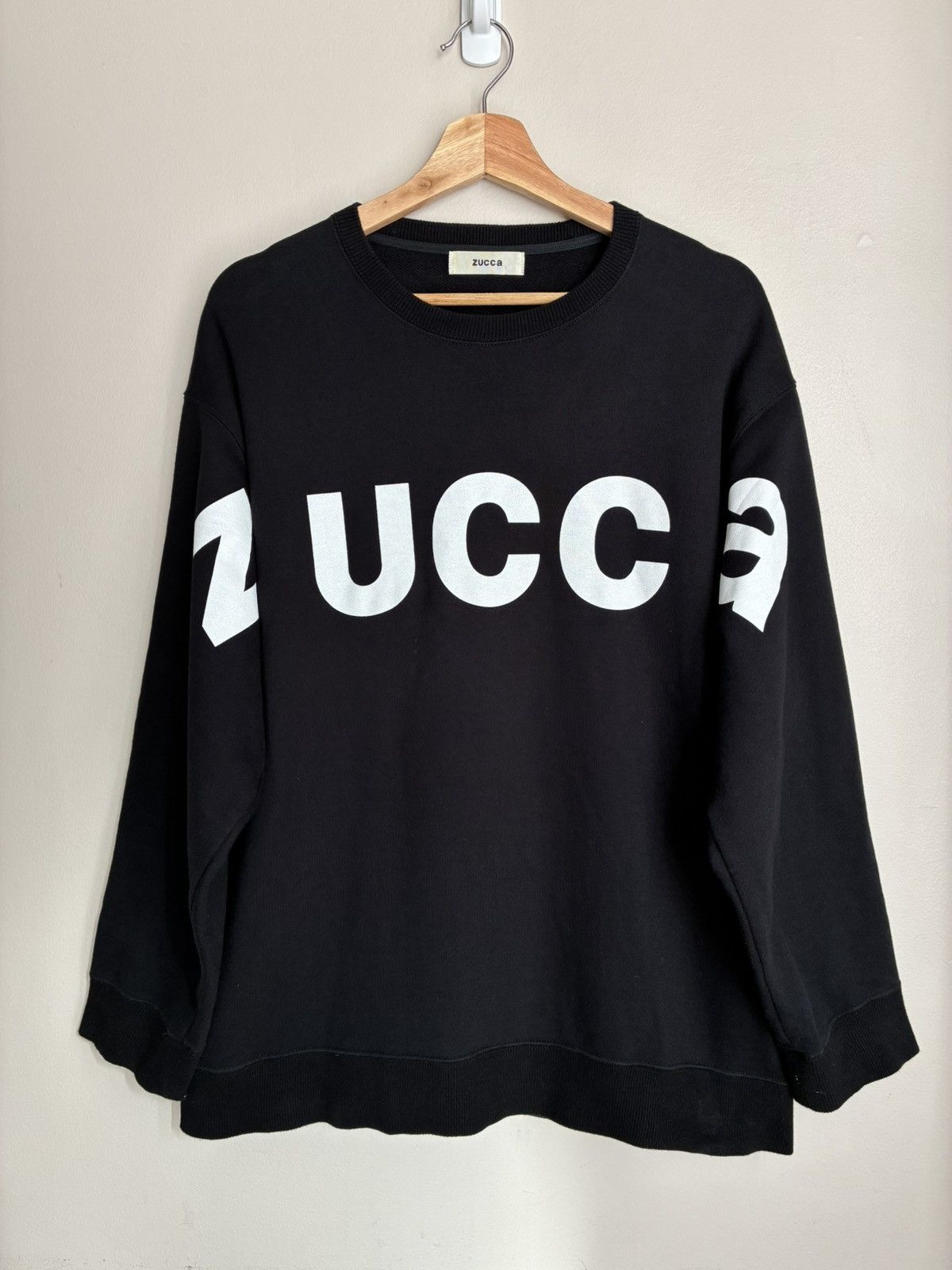 CABANE de ZUCCa ZUCCA XL Logo Crewneck Sweatshirt Size US XL / EU 56 / 4 - 2 Thumbnail
