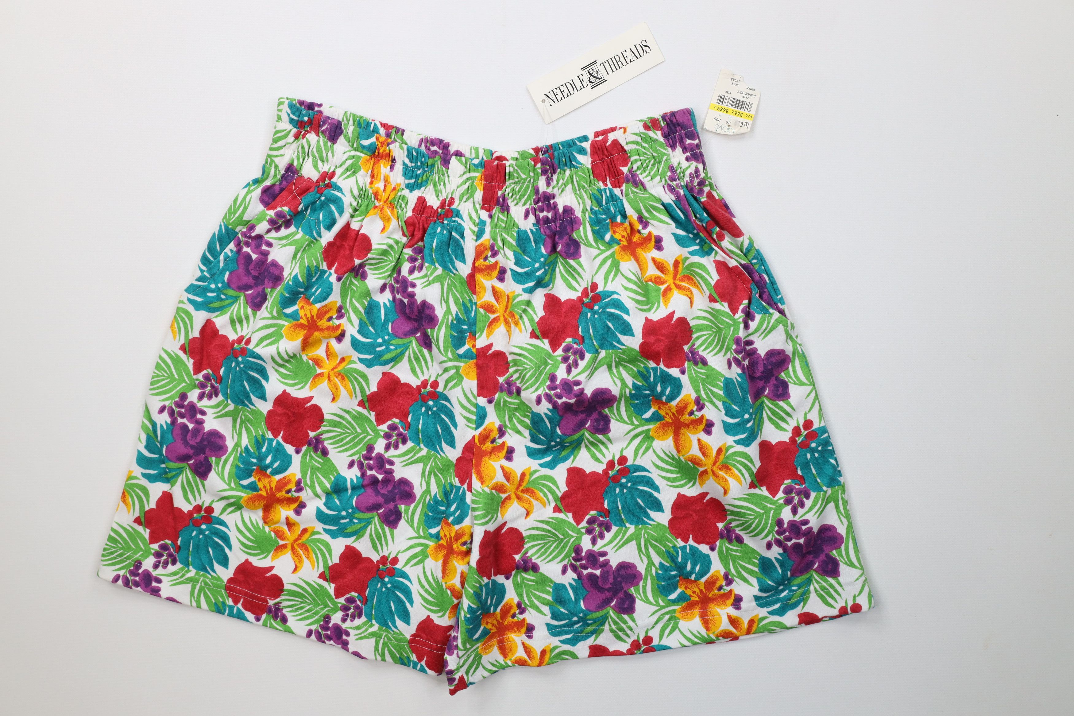 Vintage Deadstock Vintage 90s Streetwear All Over Print Shorts Size 30" / US 8 / IT 44 - 1 Thumbnail