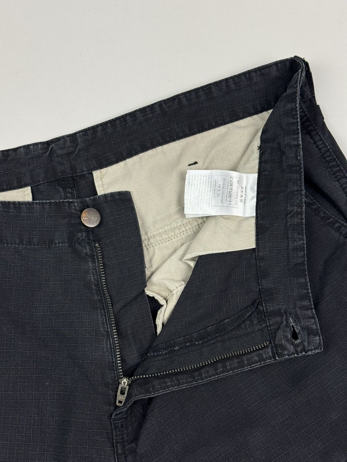 Carhartt Faded Carhartt Regular Cargo Black Pants Size US 34 / EU 50 - 12 Thumbnail