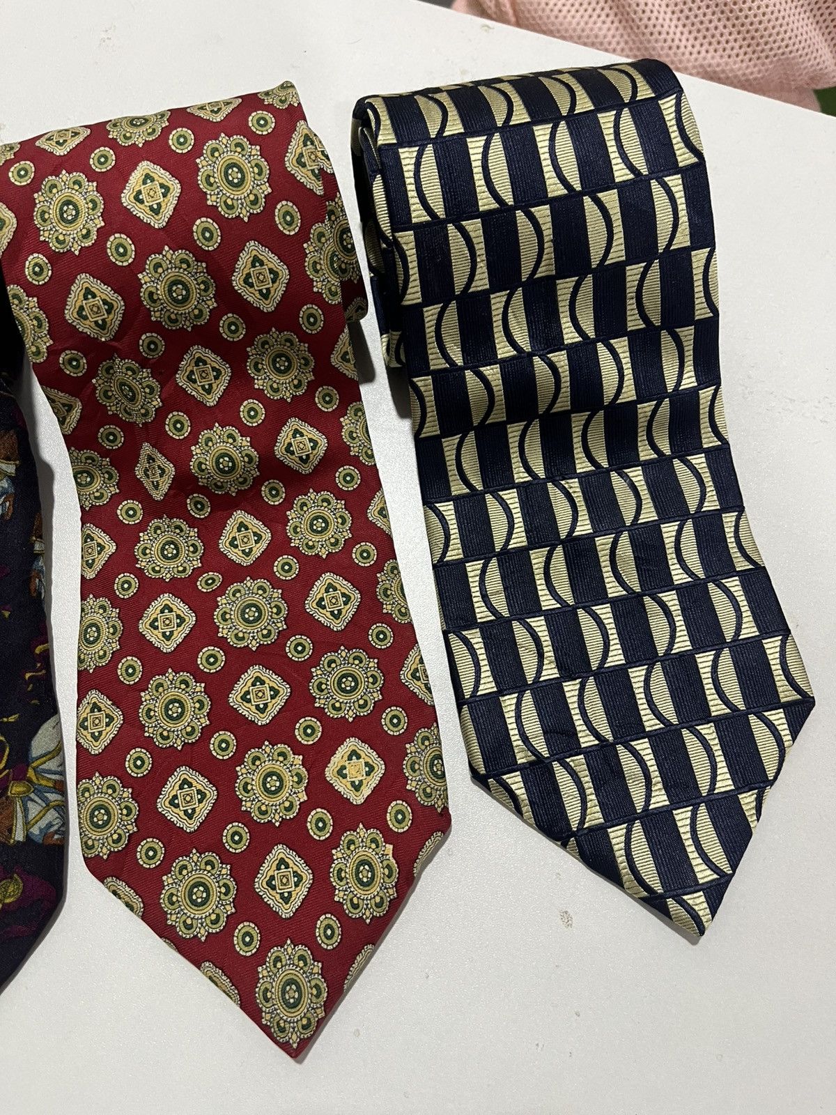 Alviero Martini Vintage Italian Silk Tie Set Alviero Martini Giovanni Vighi Size ONE SIZE - 3 Thumbnail