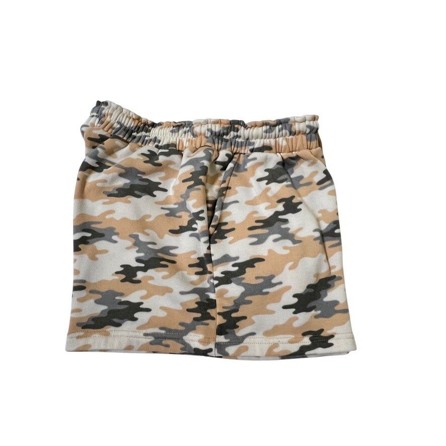 Other Celebrity Pink Shorts Junior/Ladies XL Camo Yellow Gray Tie Size 31" - 4 Thumbnail
