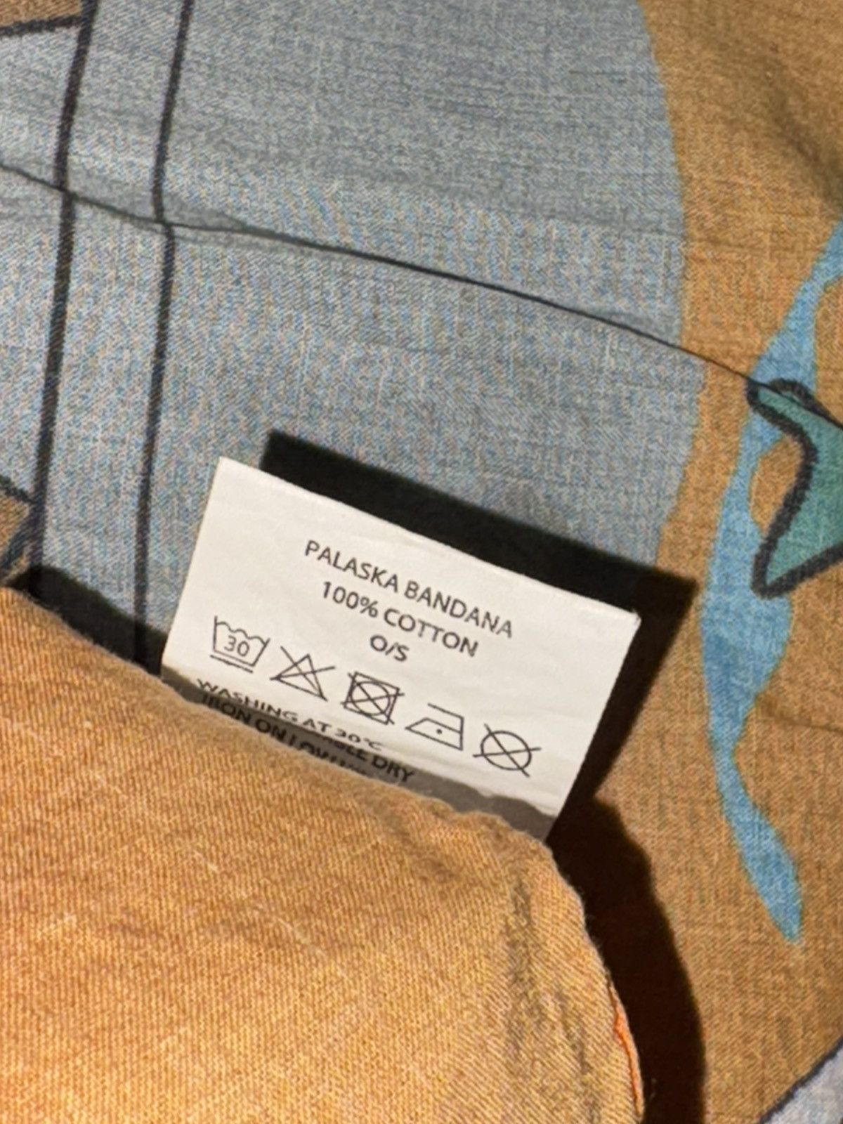 Palace Palace Palaska 100% Cotton Bandana 2020 Size ONE SIZE - 4 Thumbnail