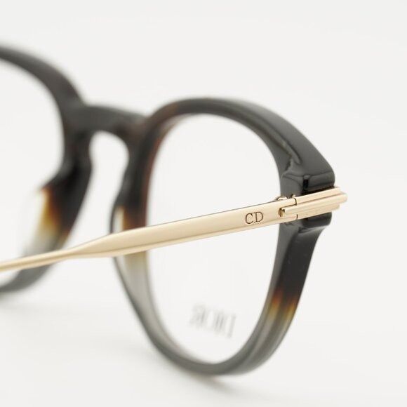 Dior Dior DIORBLACKSUITO R2I 2200 Eyeglasses Havana/Gold 49mm Size ONE SIZE - 10 Thumbnail