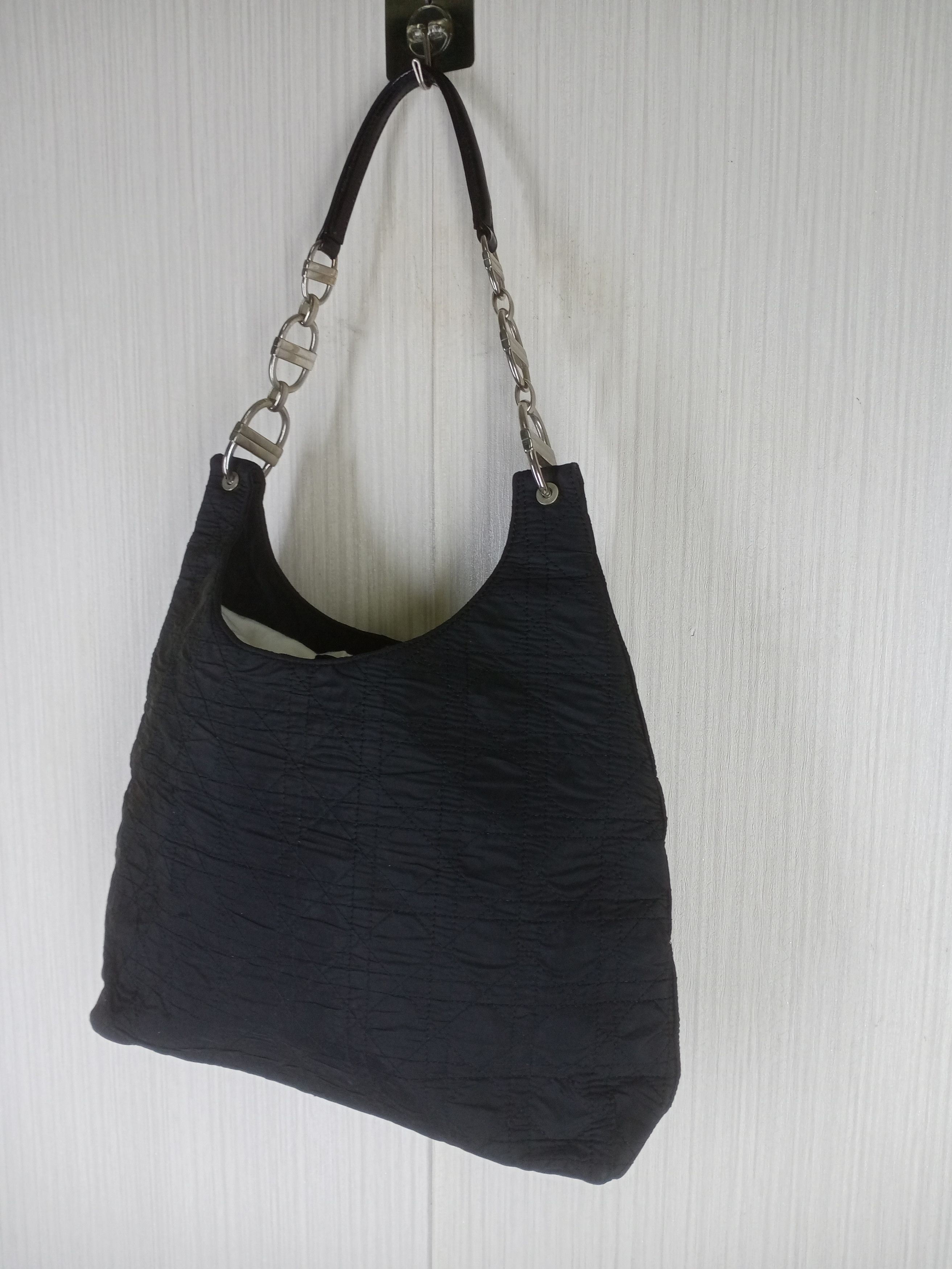 Christian Dior Monsieur Christian Dior One Shoulder RU1927 Black Handbag Size ONE SIZE - 10 Thumbnail
