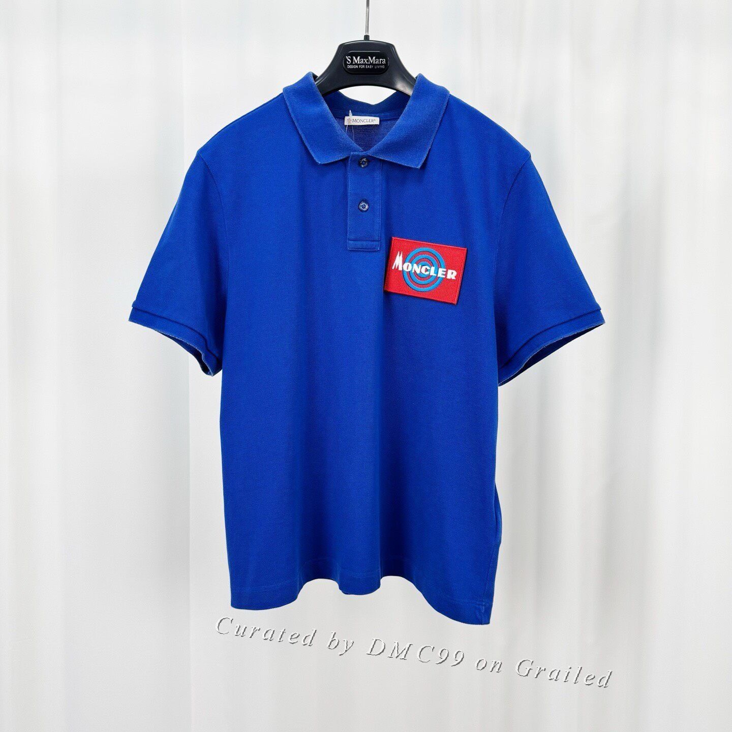 Moncler Moncler Embroidered Polo Short Sleeve Size US L / EU 52-54 / 3 - 1 Thumbnail