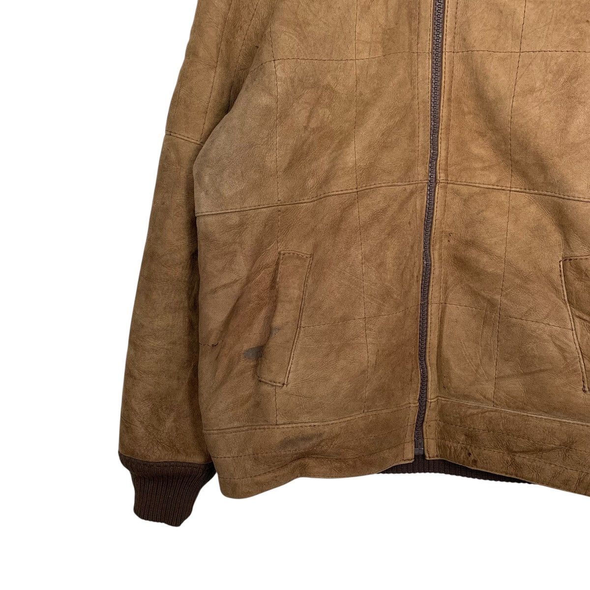 Japanese Brand Japanese Brand Military Leather Bomber Jacket Size US M / EU 48-50 / 2 - 3 Thumbnail