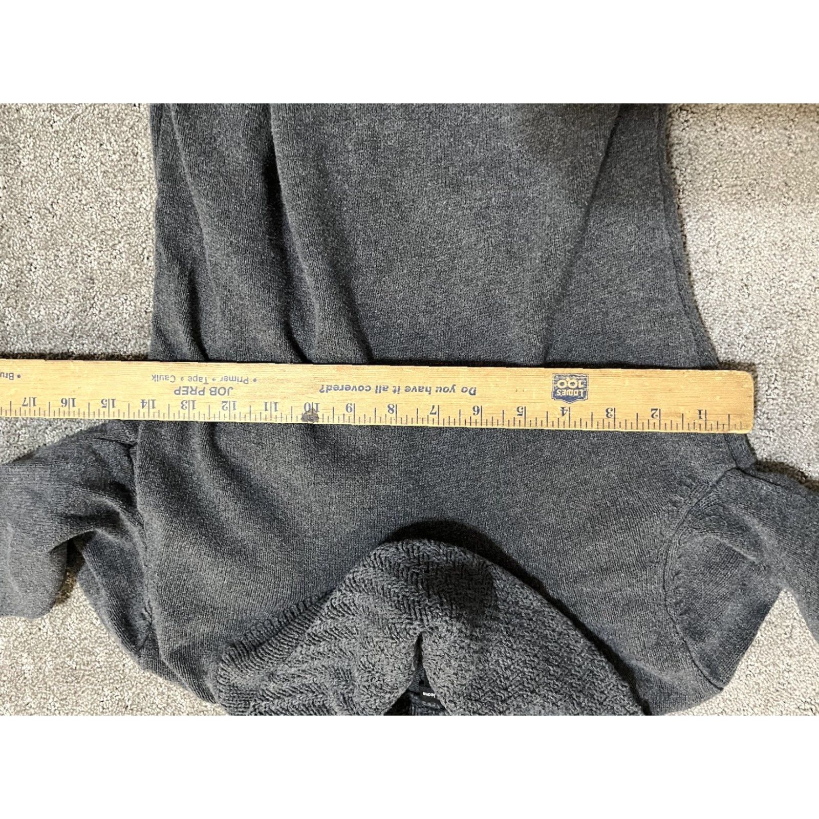 Calvin Klein Calvin Klein Jeans Top Womens Small Dark Gray Turtleneck Cotton Long Sleeve Size S / US 4 / IT 40 - 4 Thumbnail