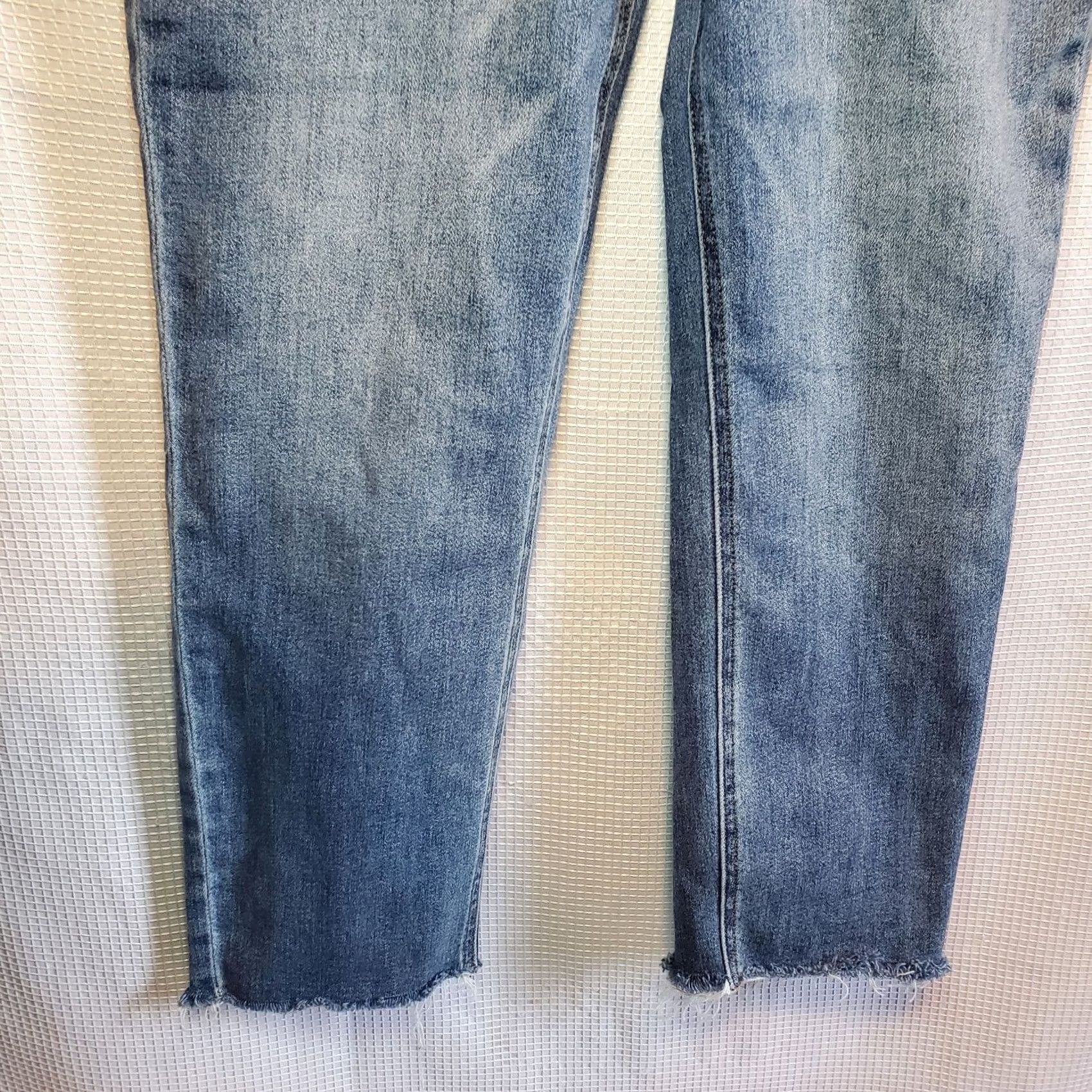 Vintage KUT From The Kloth Rachael Fab Ab Mom Jeans High Rise Ankle Crop Sz 4 Size 27" / US 4 / IT 40 - 4 Thumbnail