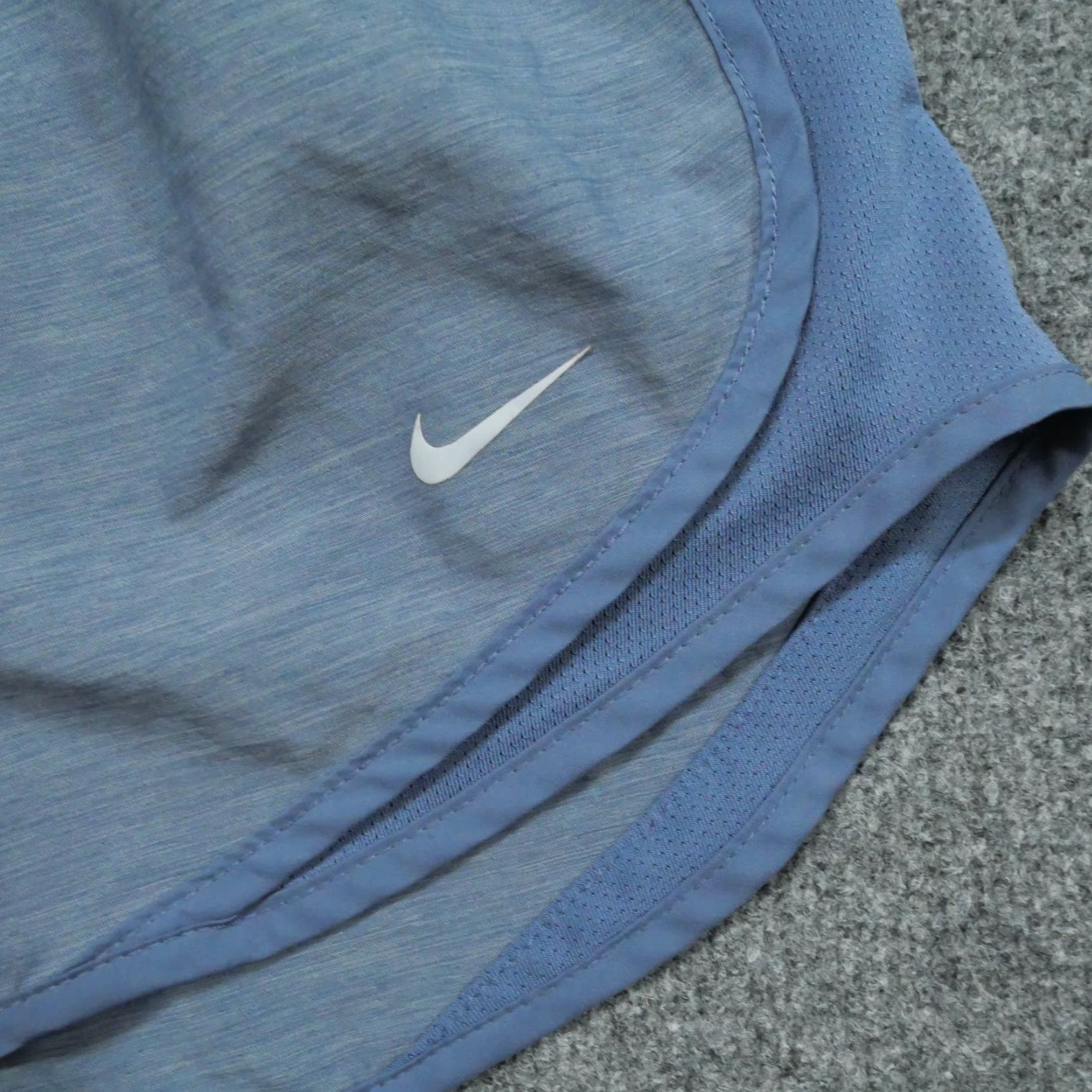 Nike Nike Shorts Womens Medium Blue Grey Lined Dri Fit Running Gym Athletic Size 32" / US 10 / IT 46 - 2 Thumbnail