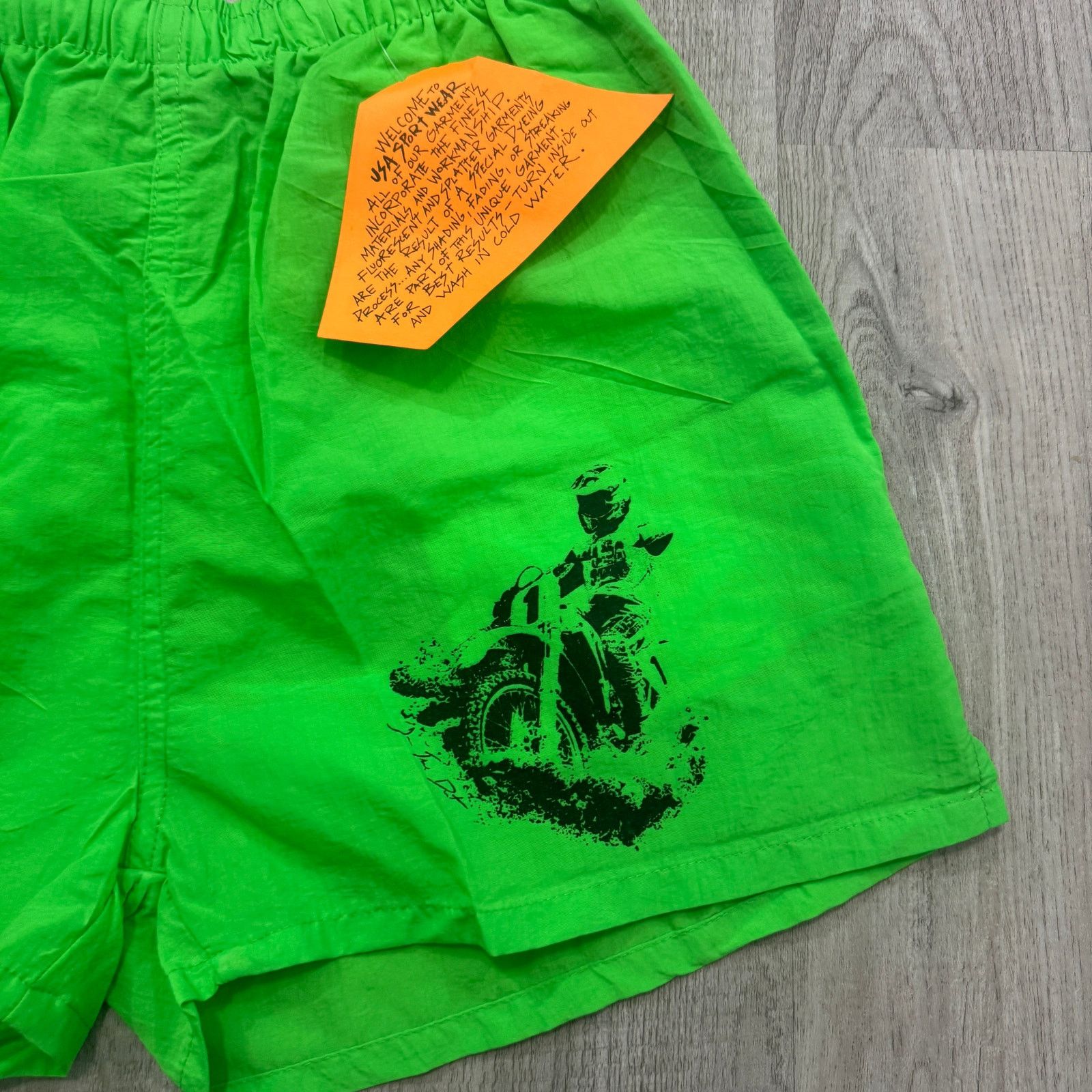 Vintage NEW Vintage USA Sport Surf Shorts Mens Small Green 80s Size US 26 / EU 42 - 3 Thumbnail