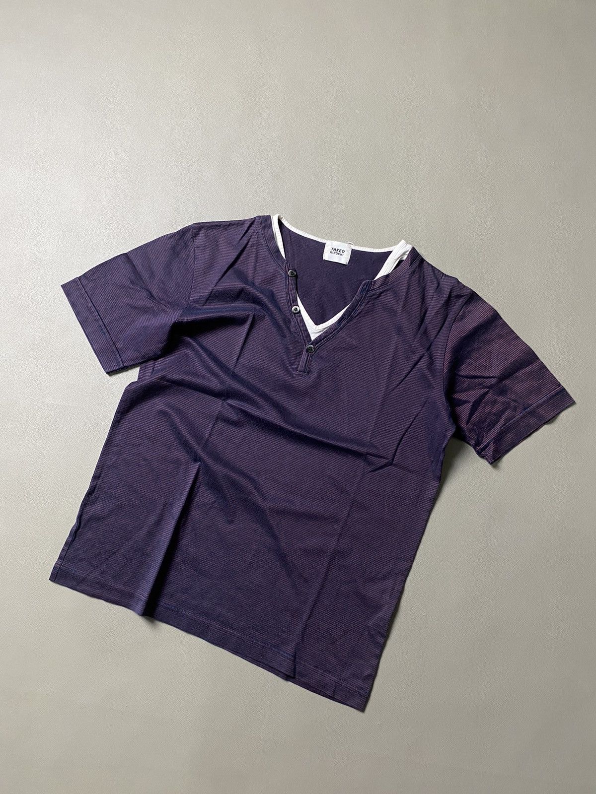 If Six Was Nine × Japanese Brand × Le Grande Bleu (L.G.B.) Takeo Kikuchi Grunge Tshirt Size US M / EU 48-50 / 2 - 3 Thumbnail