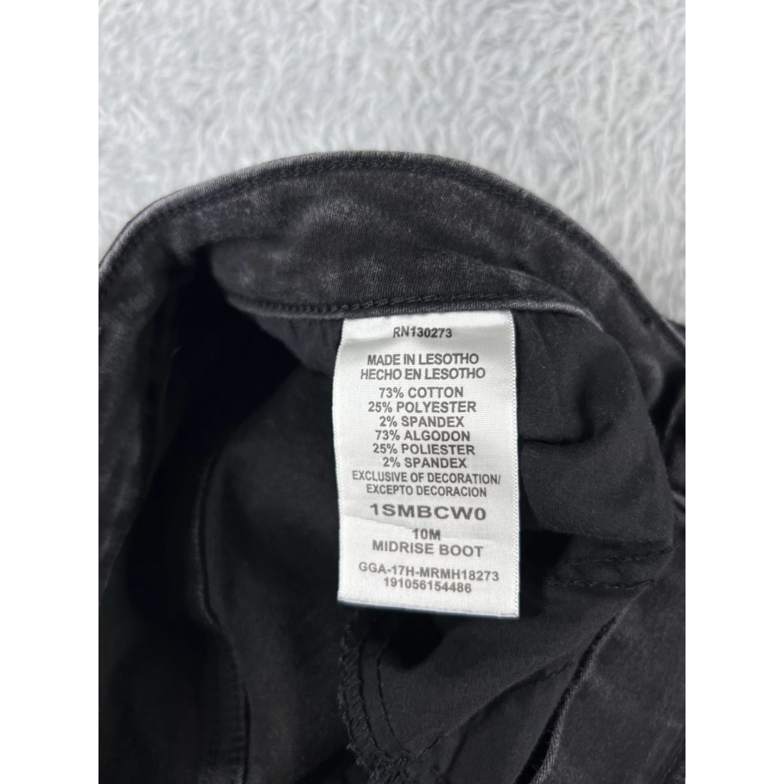 Lee Lee Jeans Women 10 Black Denim Bootcut Mid 30x28 Cotton Stretch 90s Size 32" / US 10 / IT 46 - 7 Thumbnail