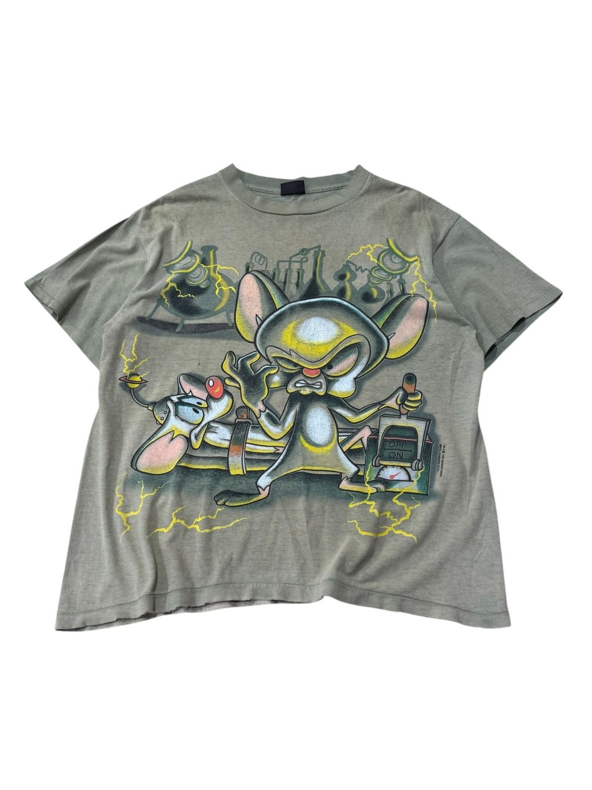 Changes Vintage T-shirt Pinky and the Brain Changes Size US XL / EU 56 / 4 - 2 Thumbnail