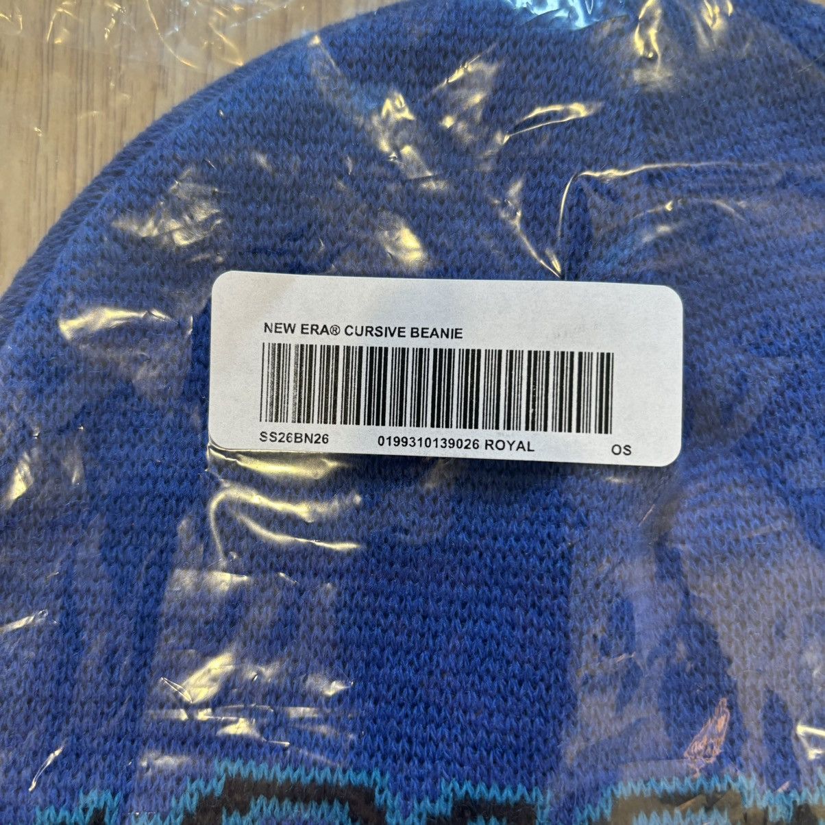 New Era × Supreme Supreme New Era Cursive Beanie Size ONE SIZE - 5 Thumbnail