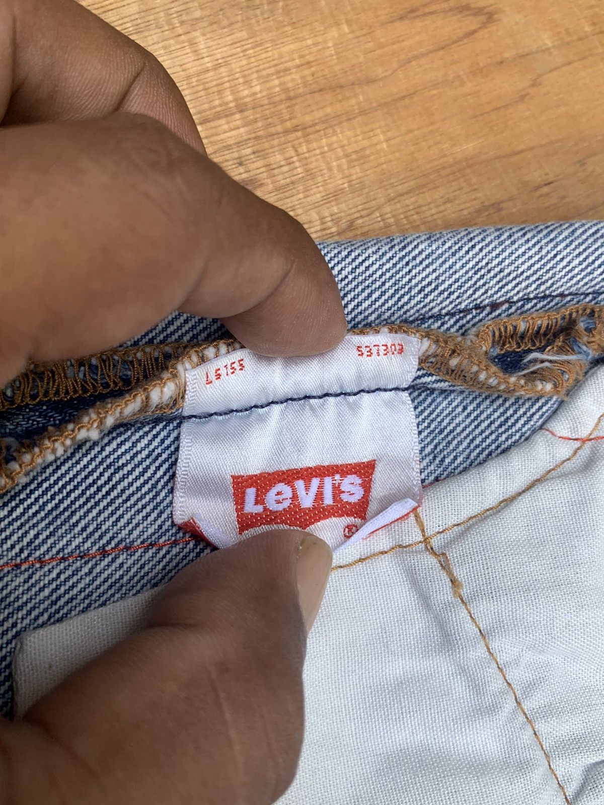 Levi's Levis 501 Levis Premium Big E Side Tape Denim Pants Size 26" / US 2 / IT 38 - 25 Thumbnail